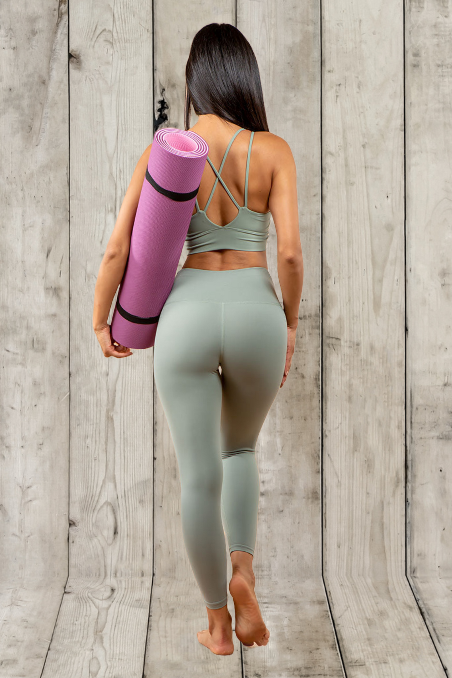 Opaque Ruching Waistband Active legging
