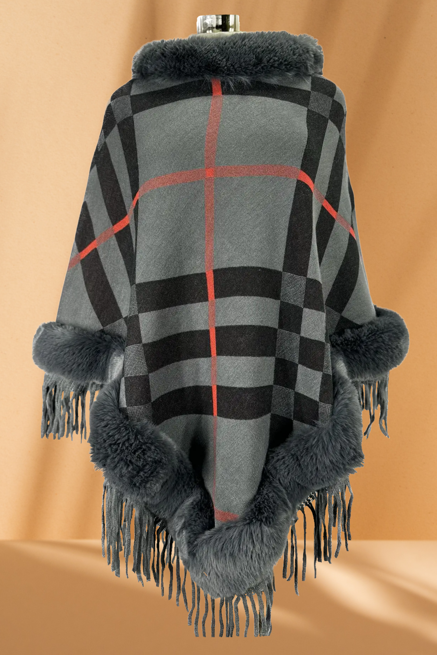 Fluffy Poncho