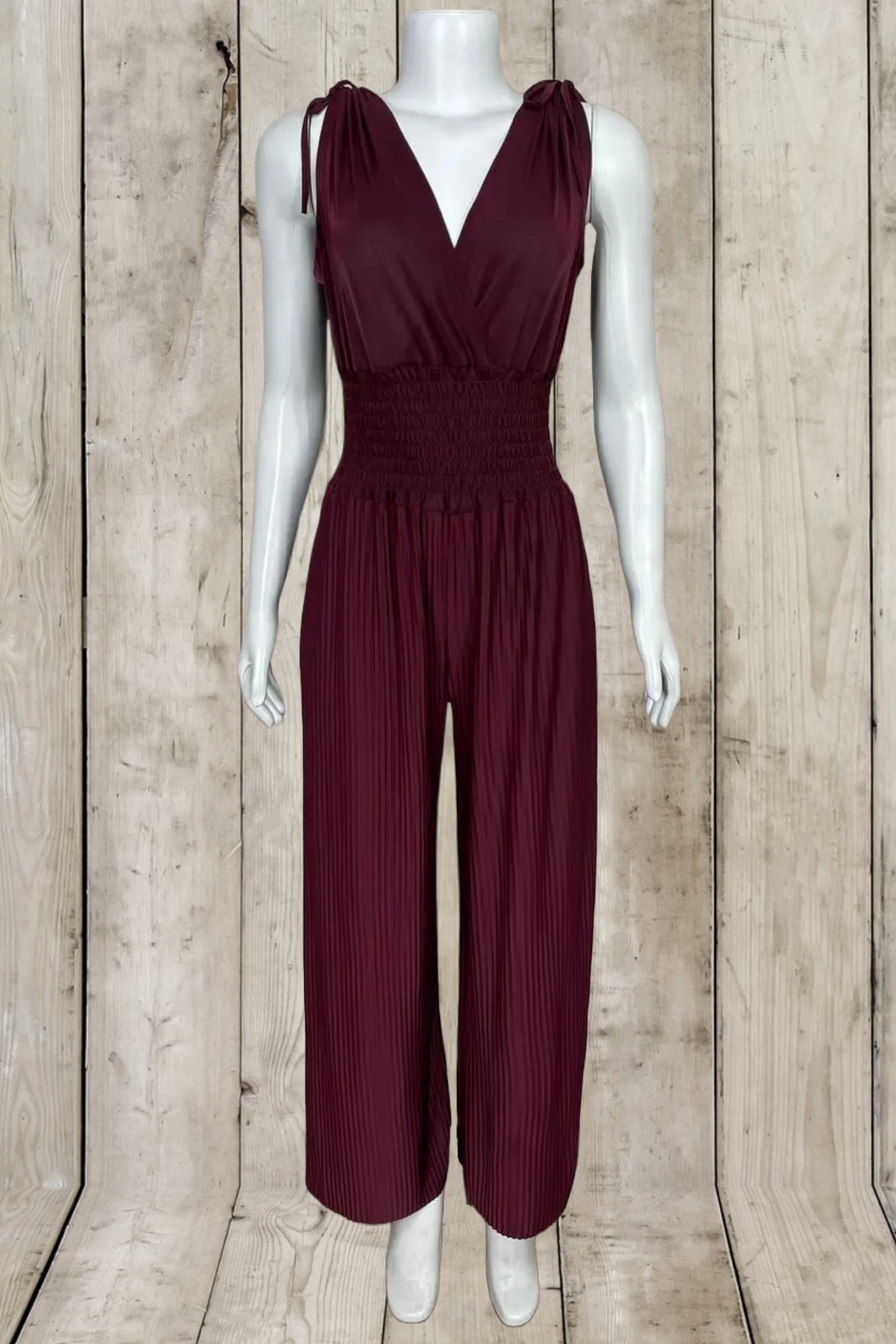 Pleated Jumpsuit