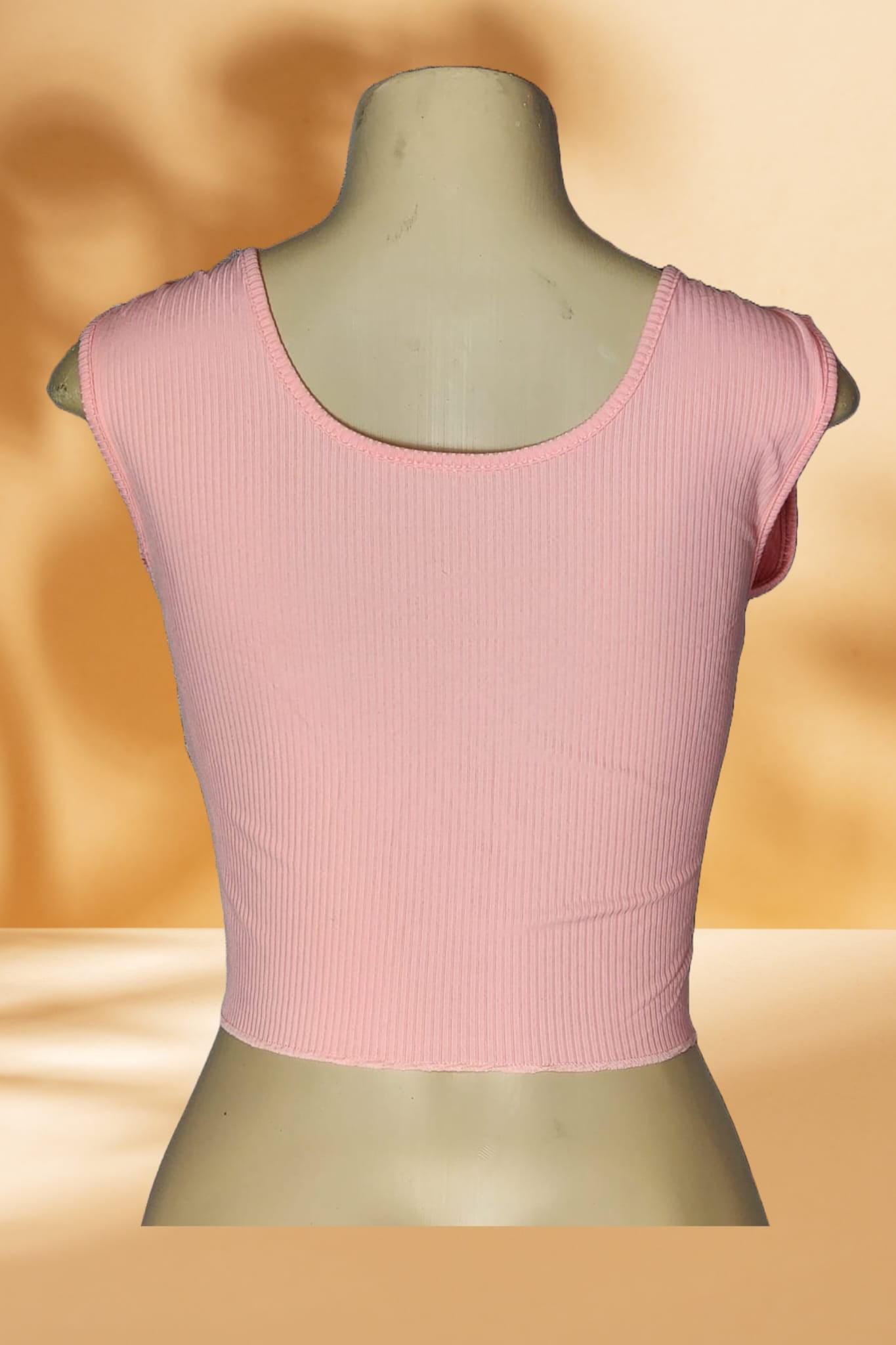 Ribbed Crop-Top