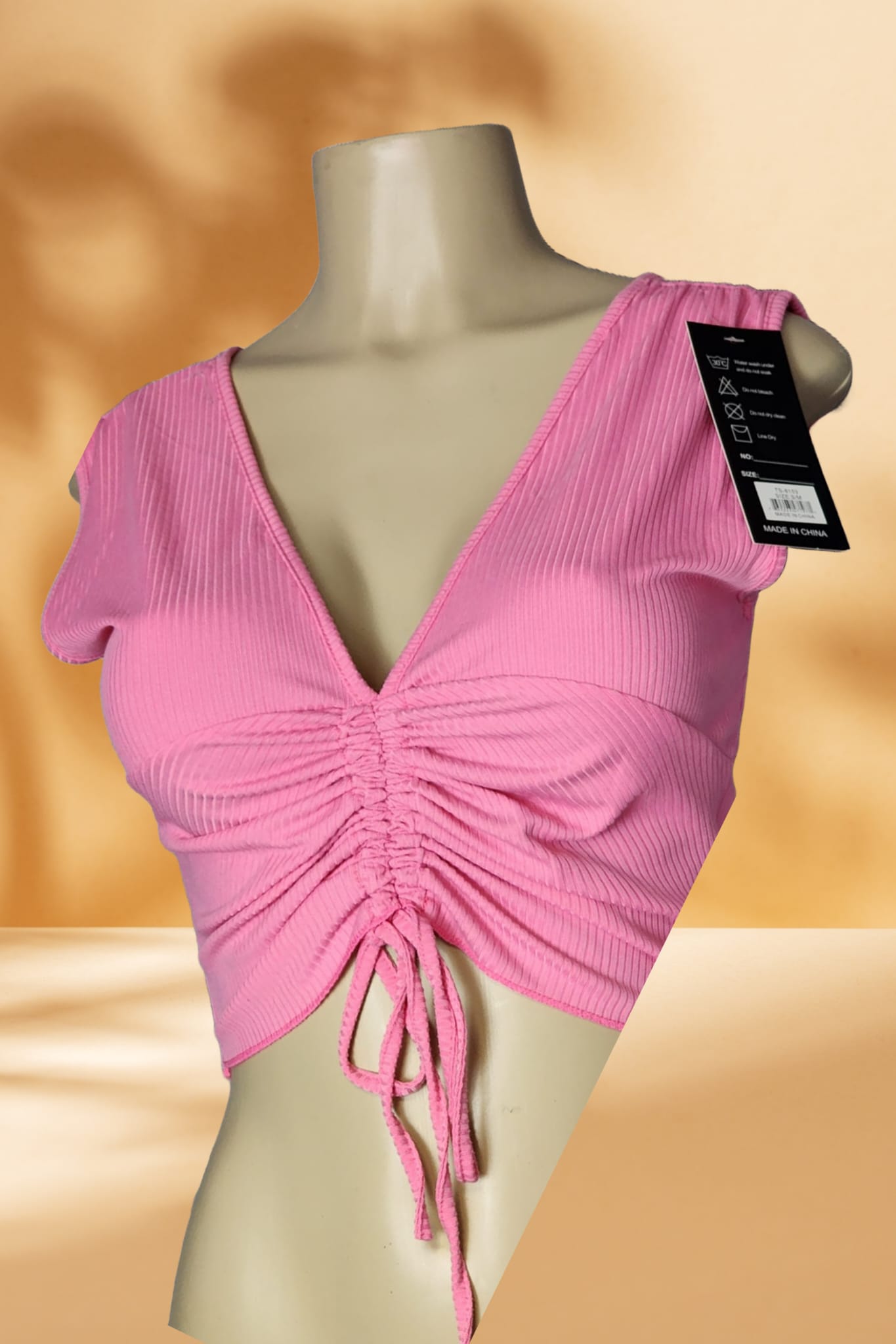 Ribbed Crop-Top