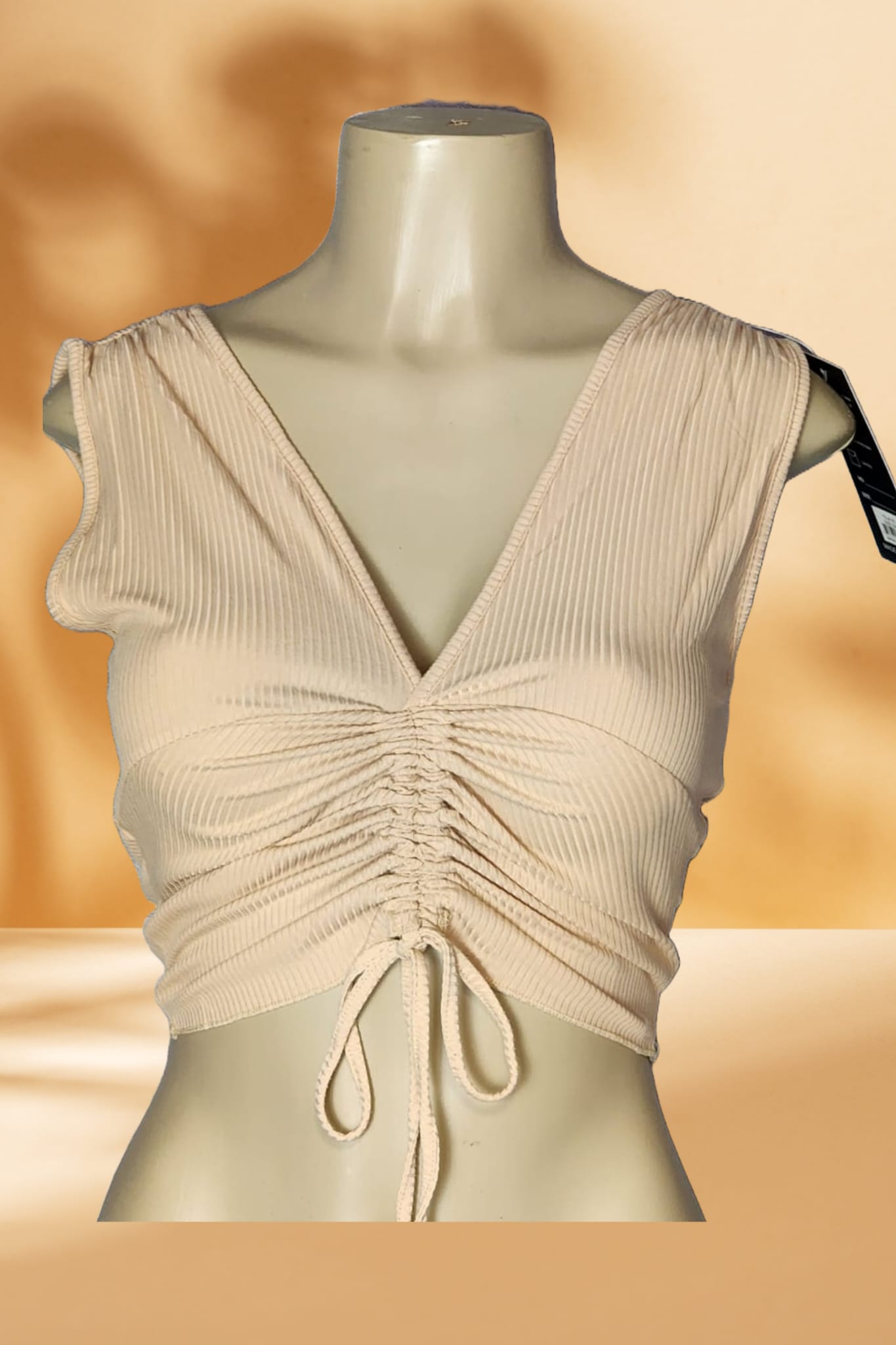Ribbed Crop-Top