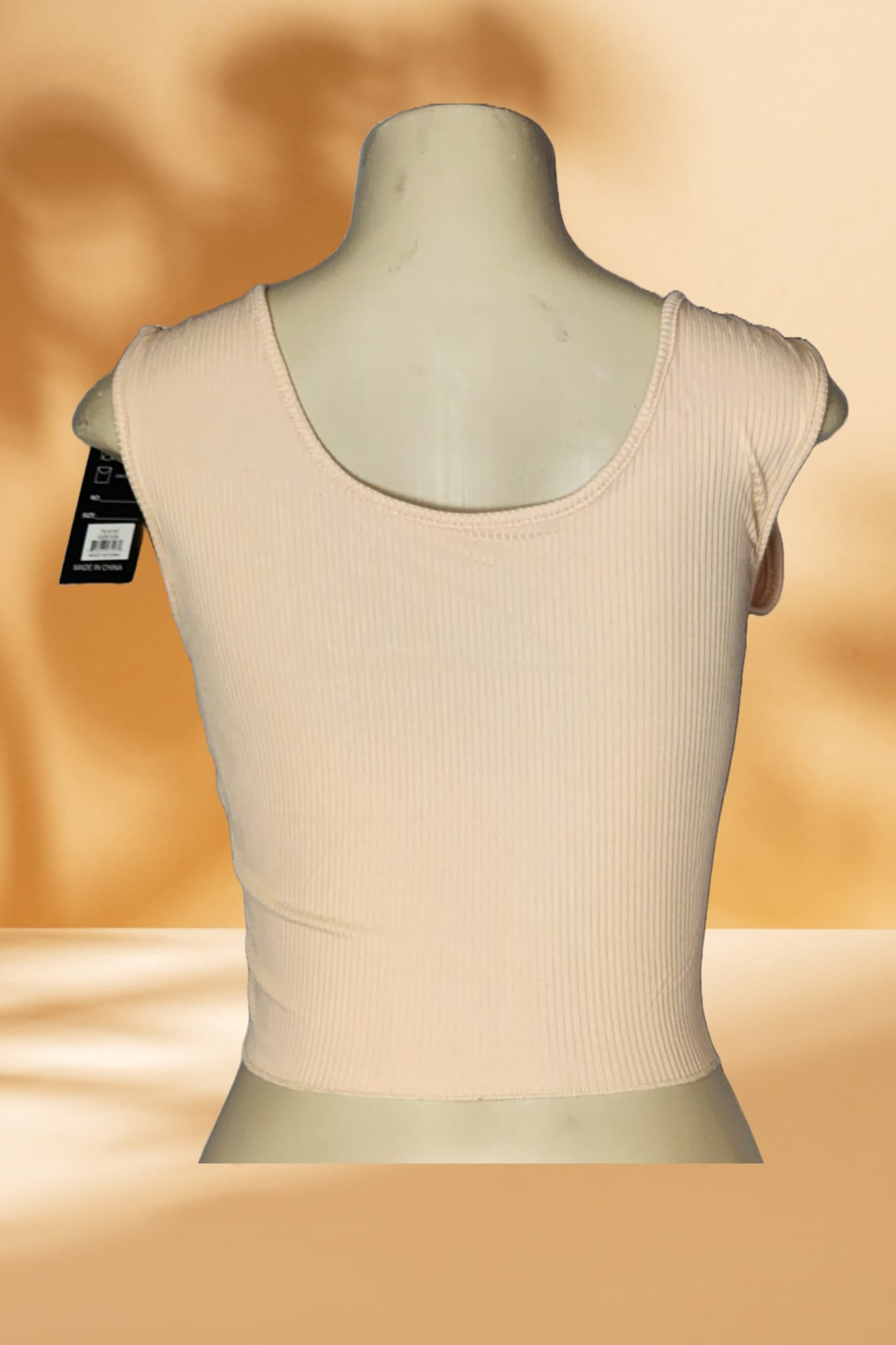 Ribbed Crop-Top