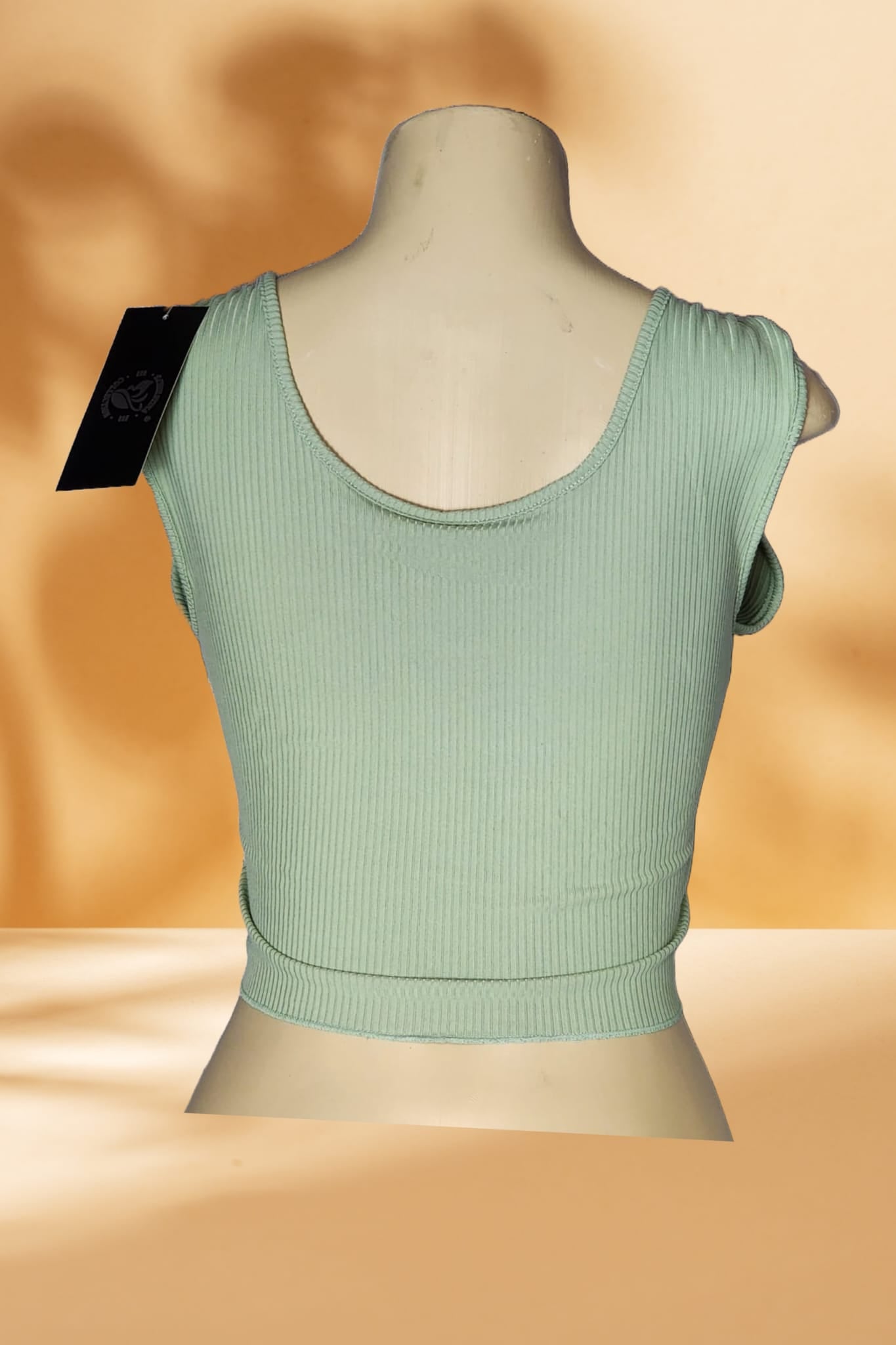 Ribbed Crop-Top