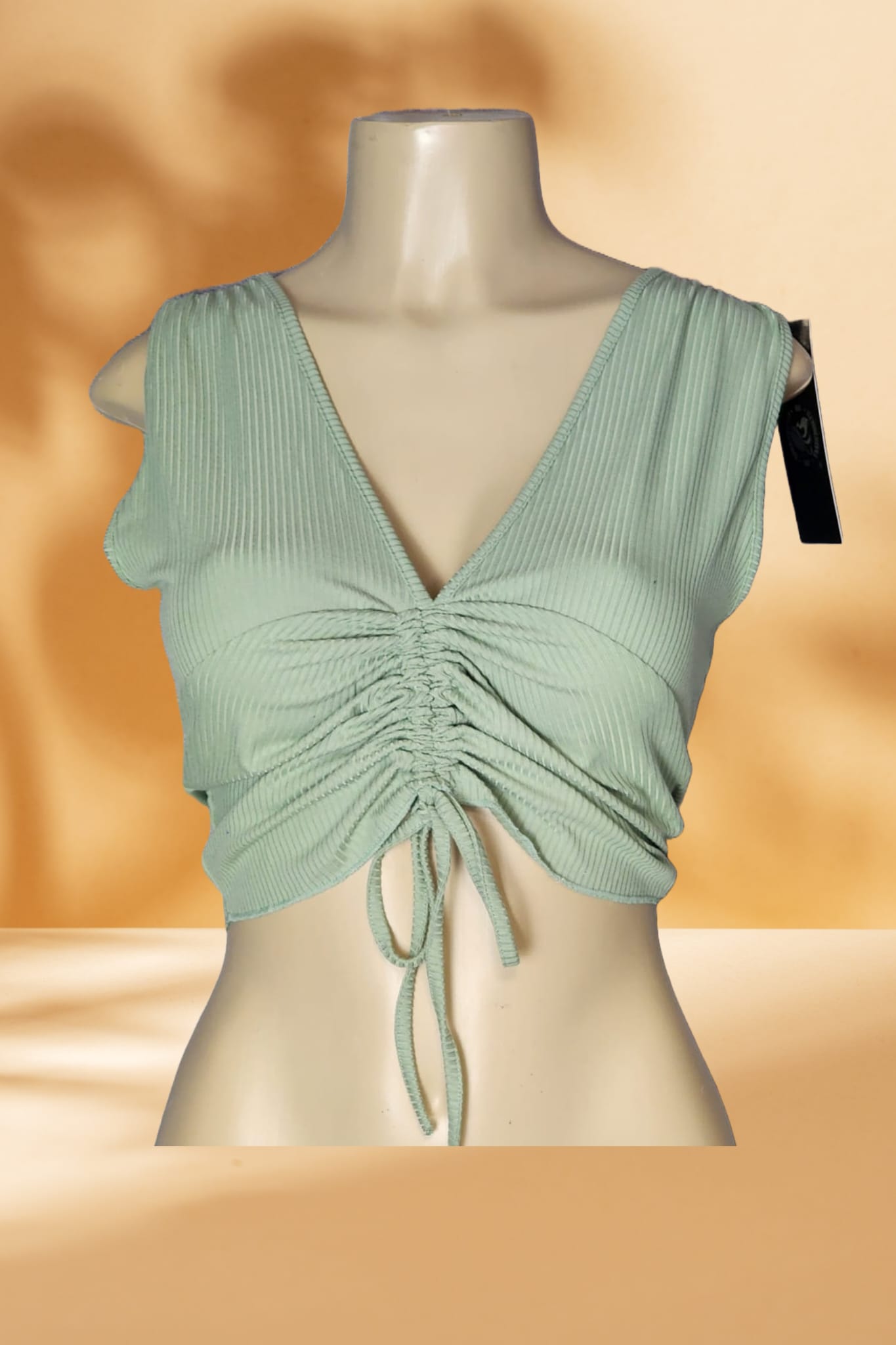 Ribbed Crop-Top