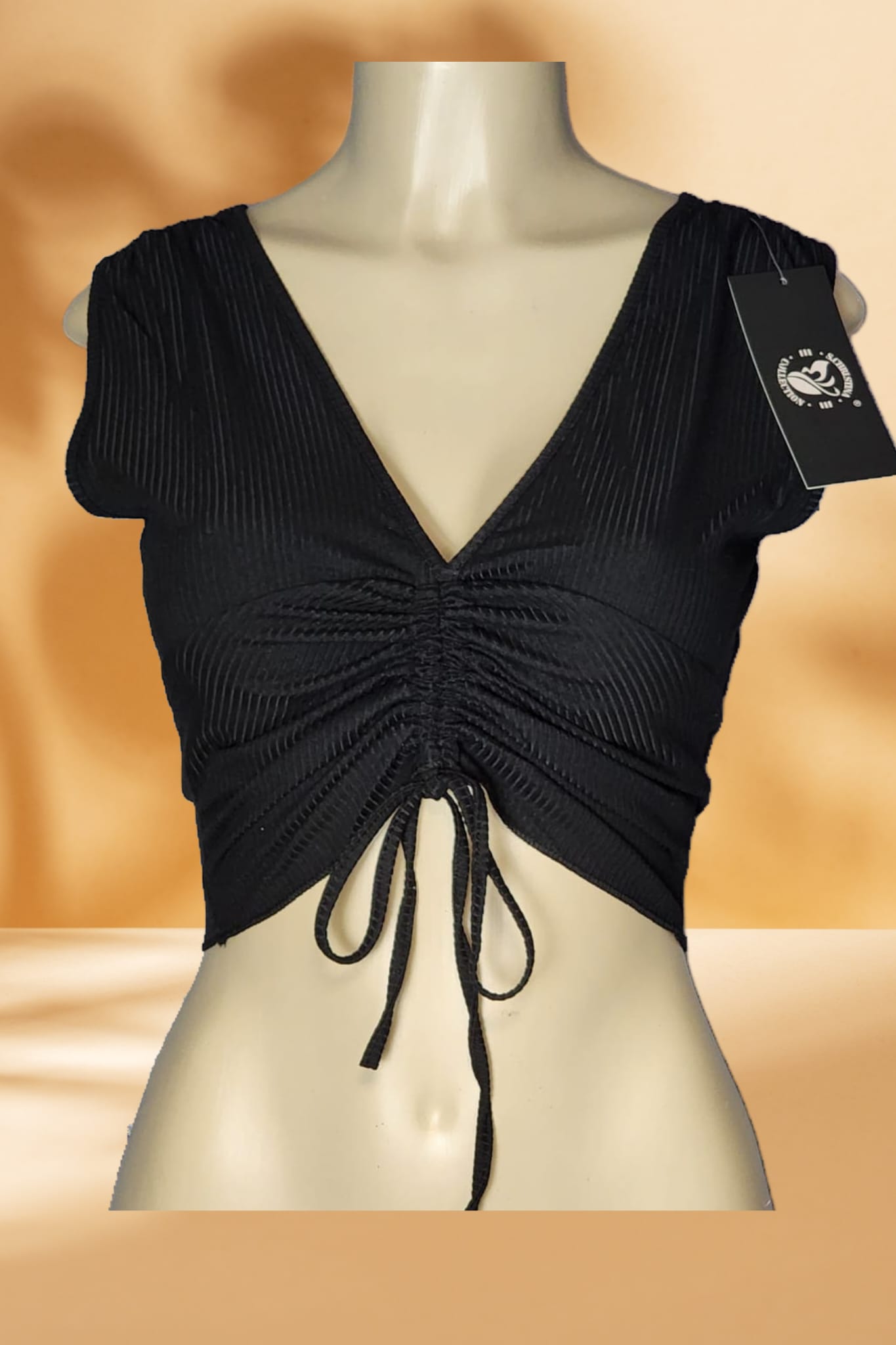 Ribbed Crop-Top