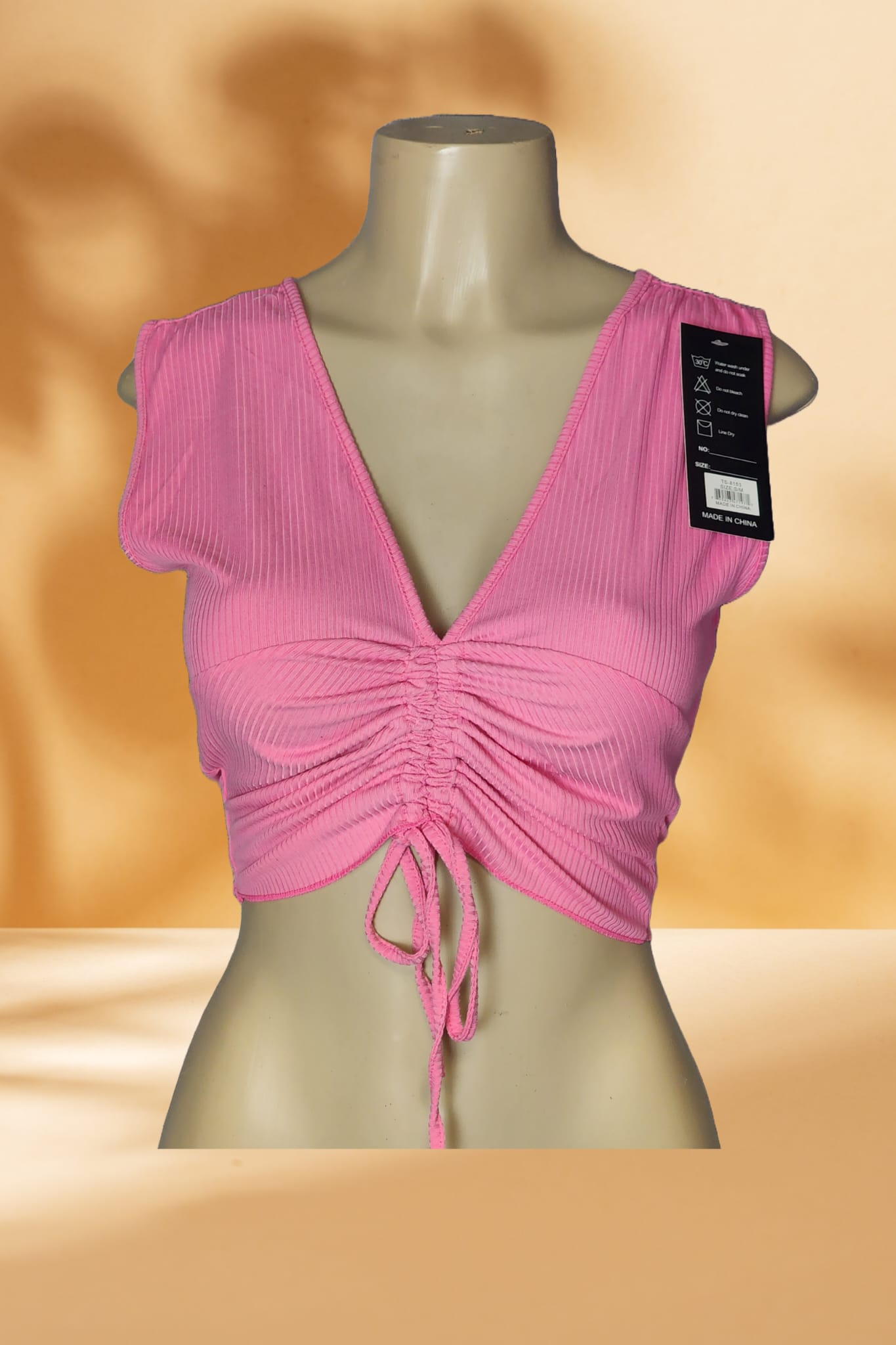 Ribbed Crop-Top