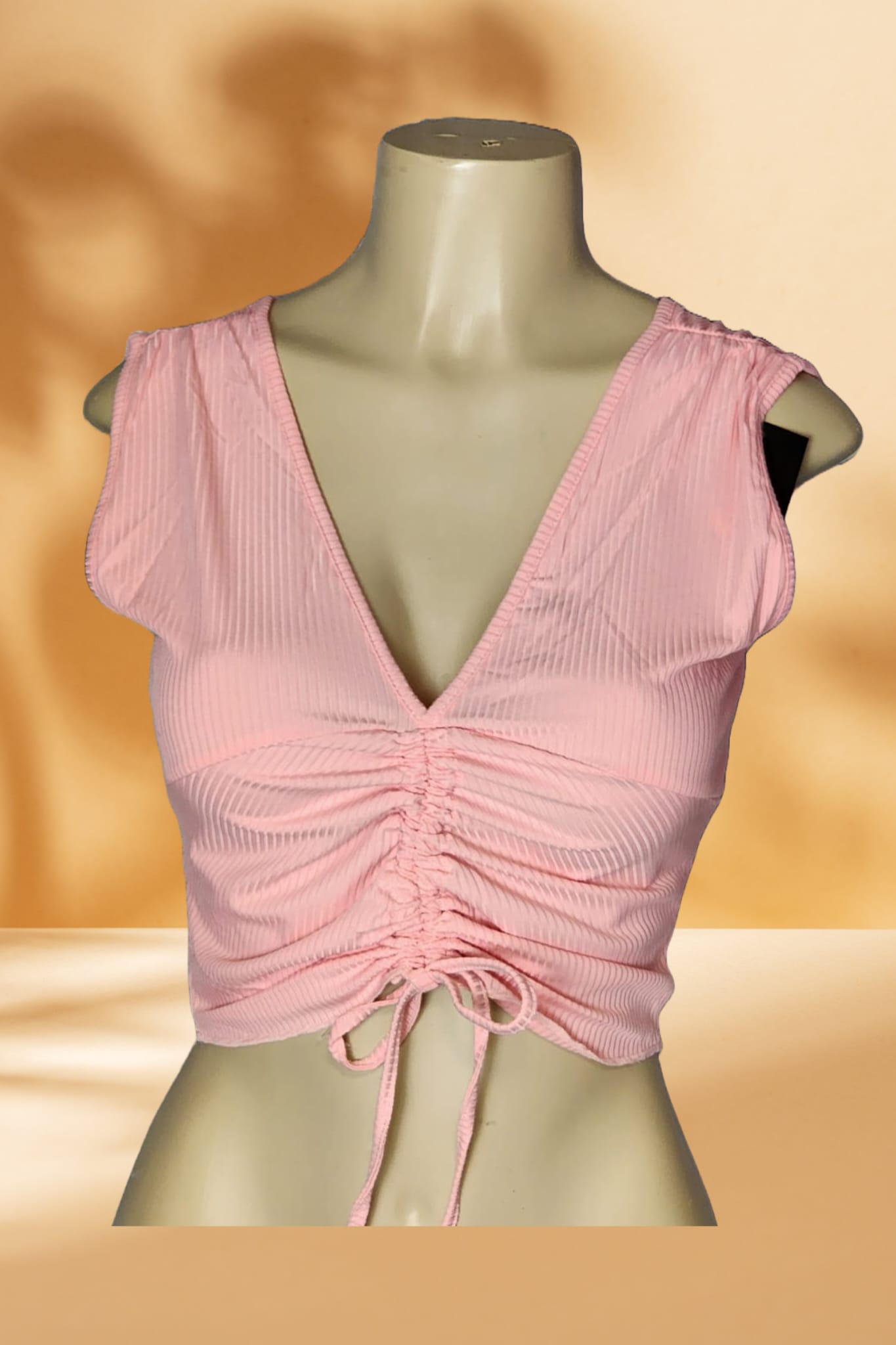 Ribbed Crop-Top