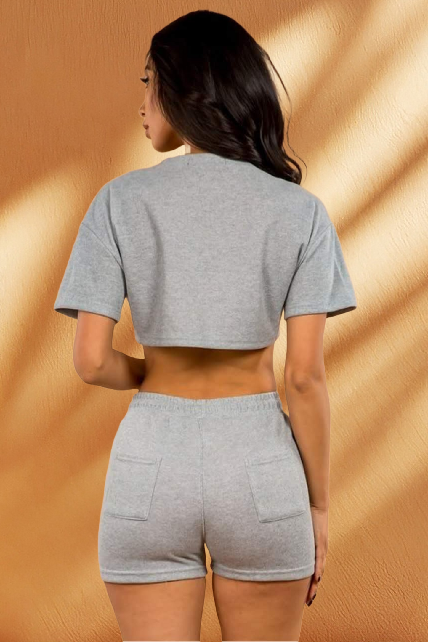 Ribbed 2 Piece Short Set