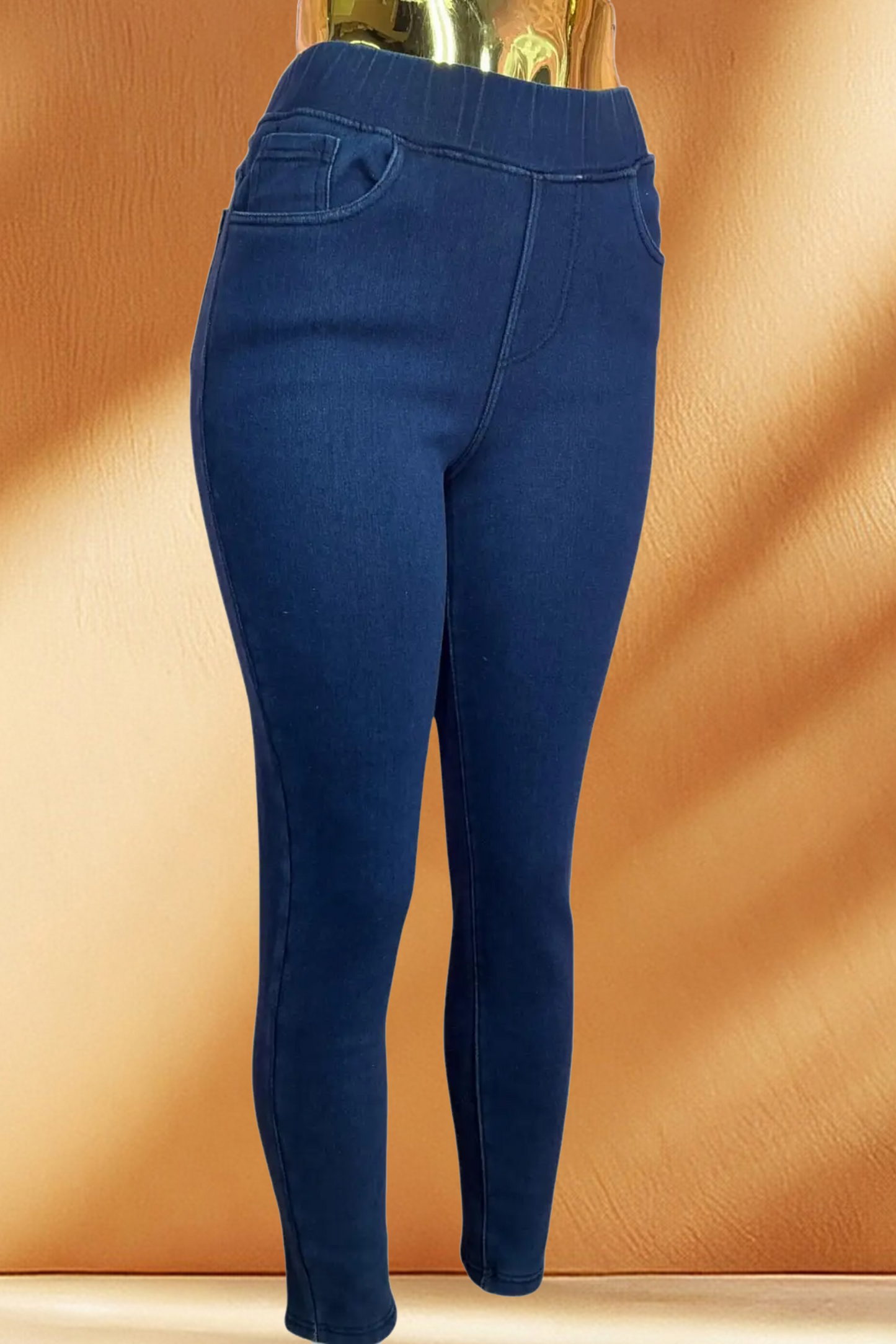 Denim Jeans with Fleece