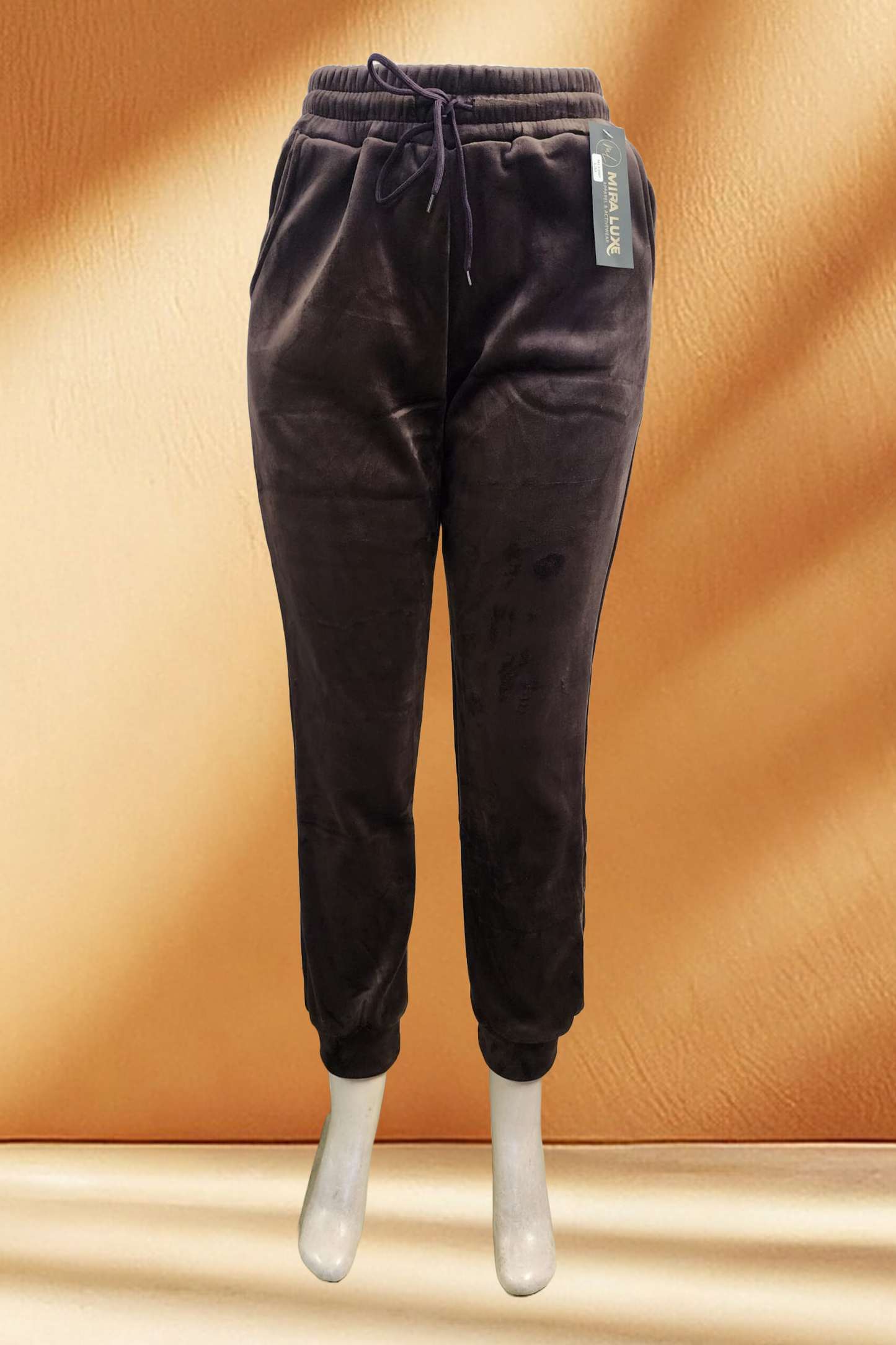 Women's Thick Velvet Joggers