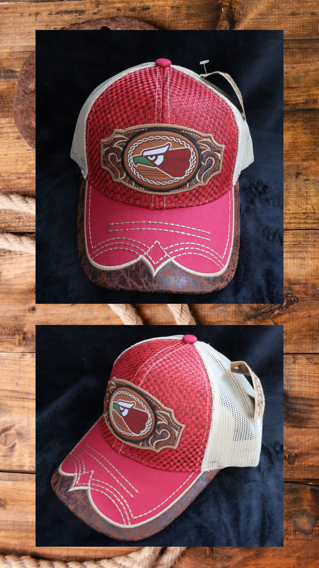 Snap-Back Trucker Hat Western Style