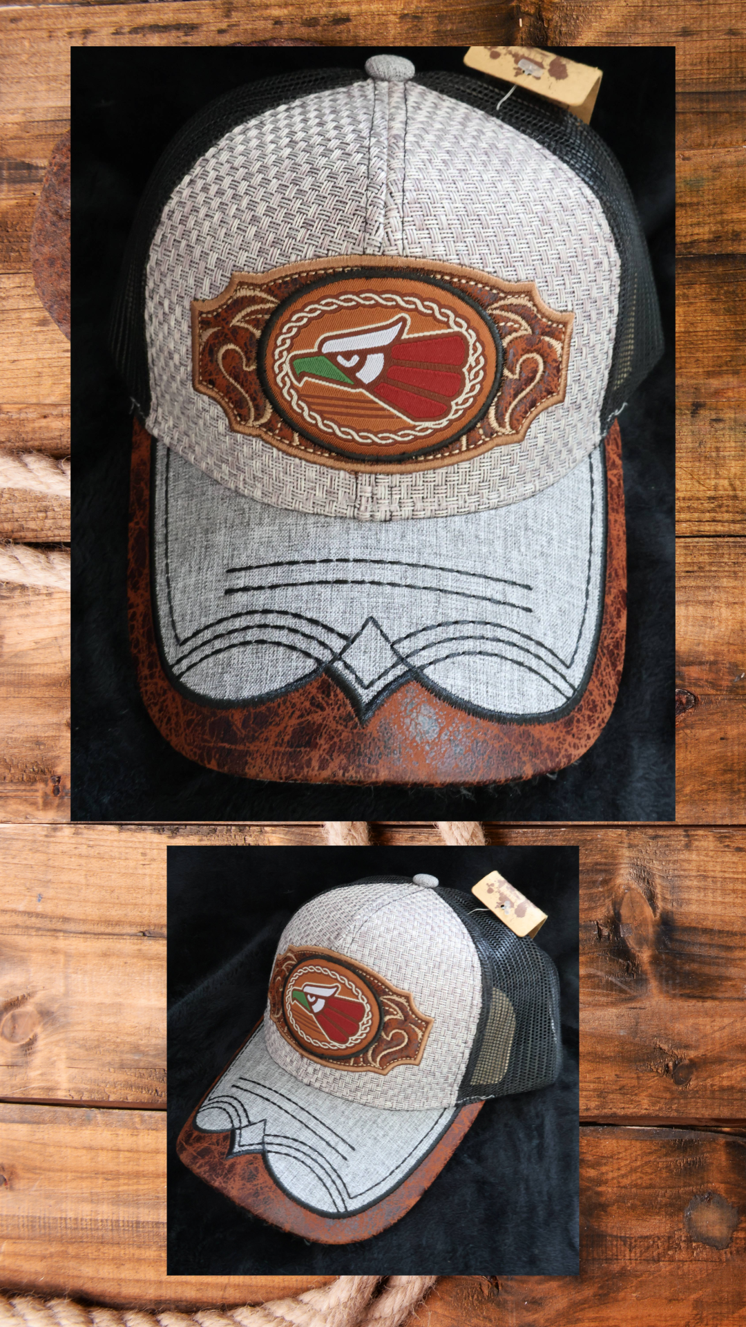 Snap-Back Trucker Hat Western Style