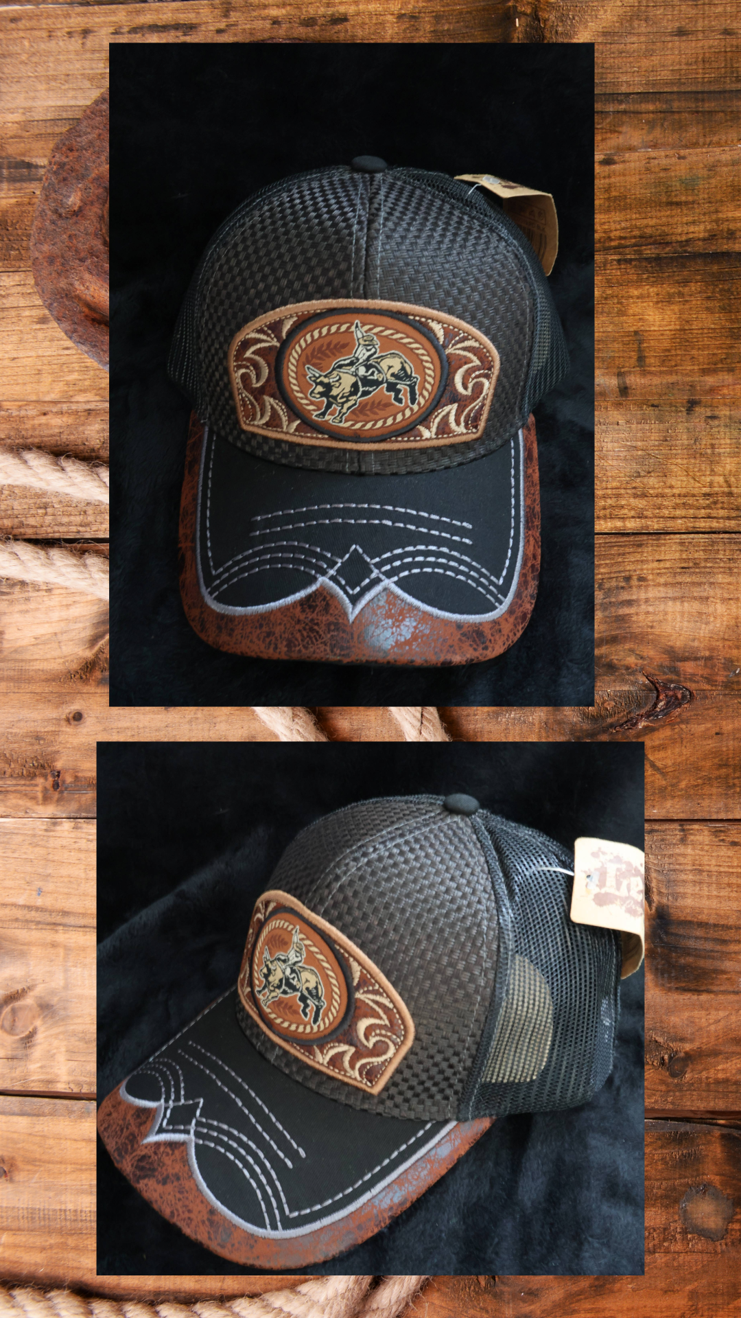Snap-Back Trucker Hat Western Style