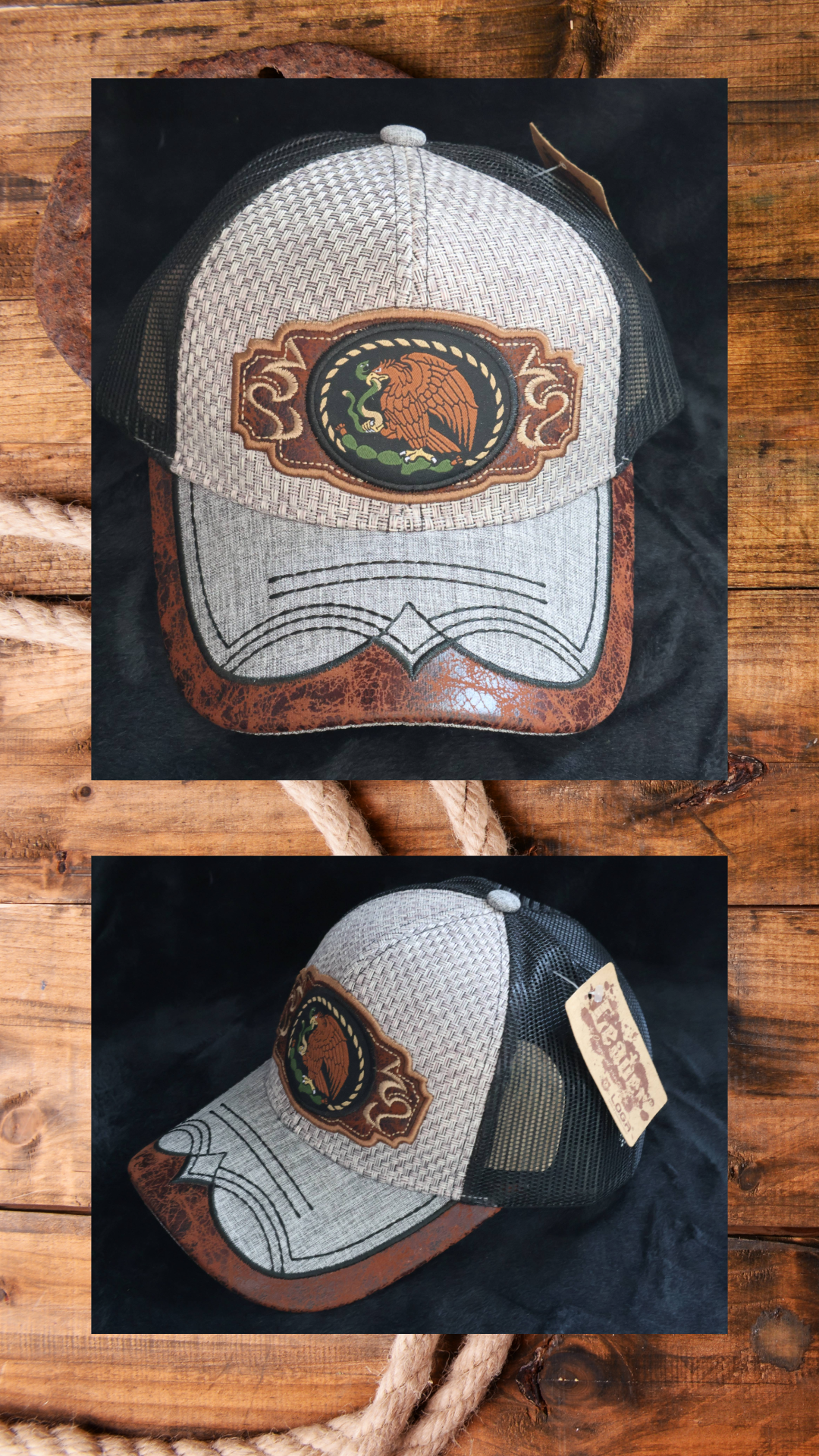 Snap-Back Trucker Hat Western Style