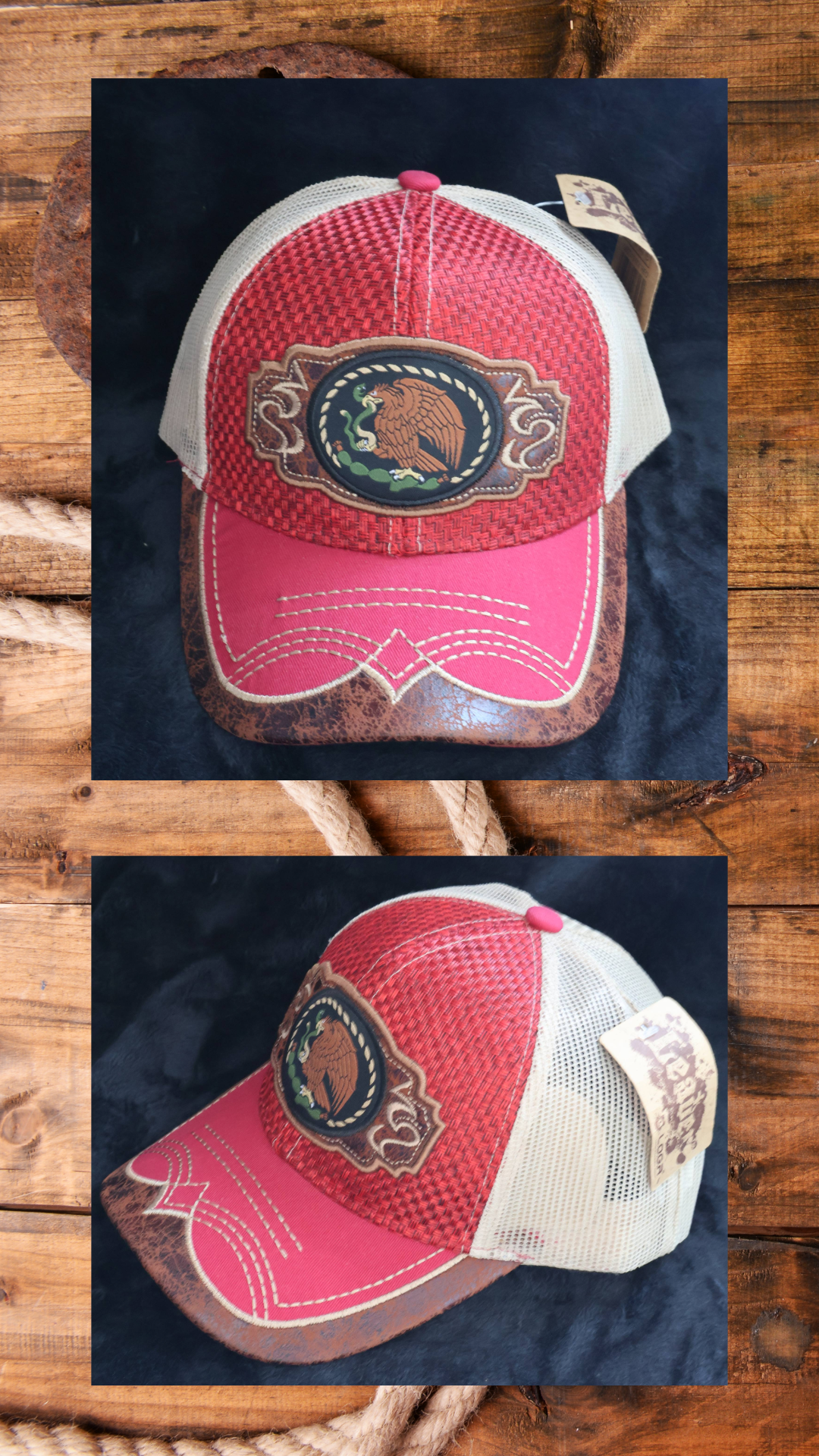 Snap-Back Trucker Hat Western Style