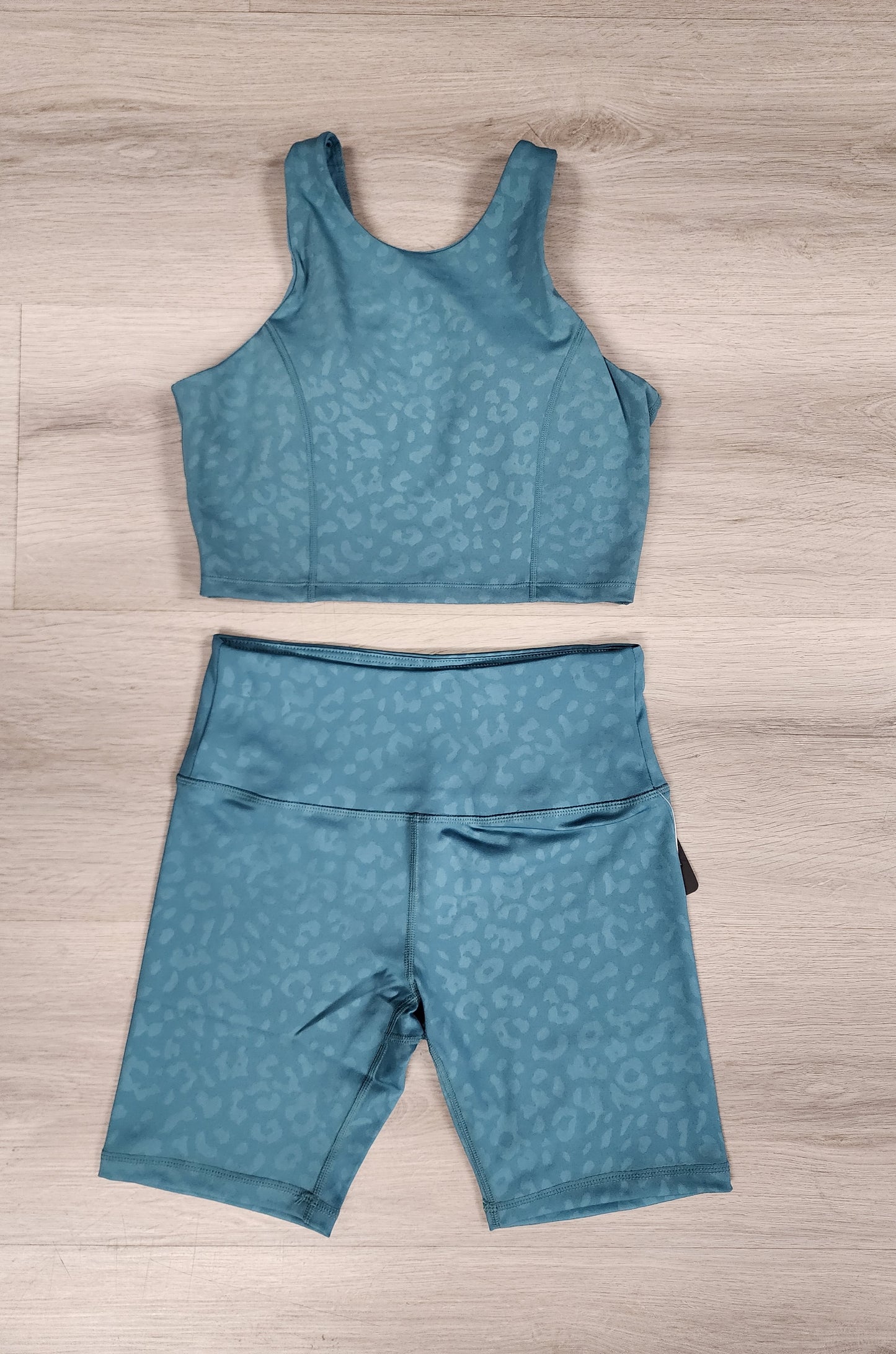 Leopard Print 2 Piece Active Wear Set