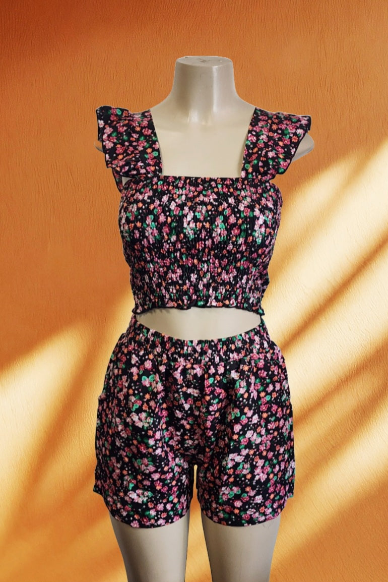 Flower Short Set