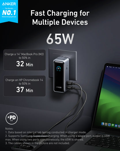 Anker Prime Power Bank (9.6K, 65W, Fusion)