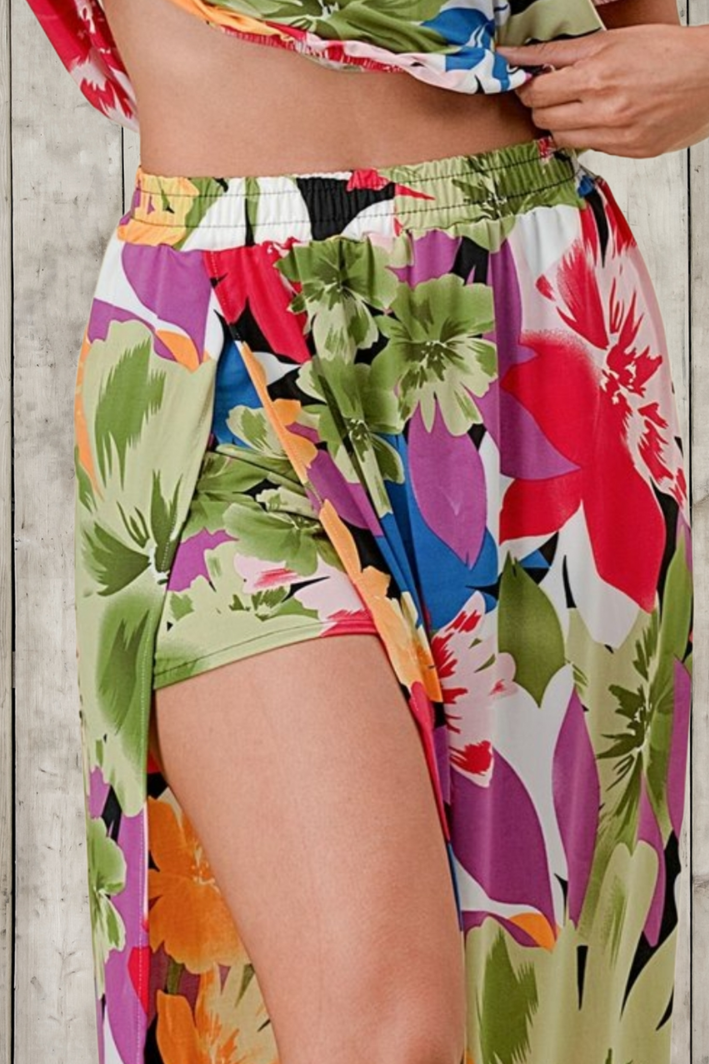Floral Skirt 2 Piece Set
