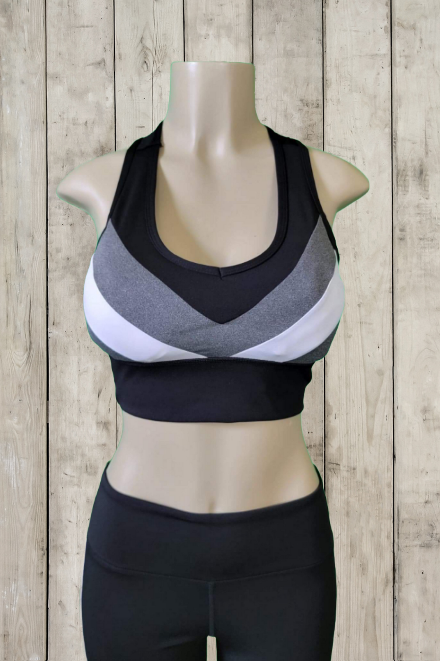 Striped Activewear 3 Piece Set