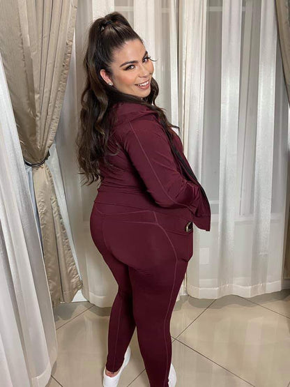 Plus Size Activewear 3 Piece set