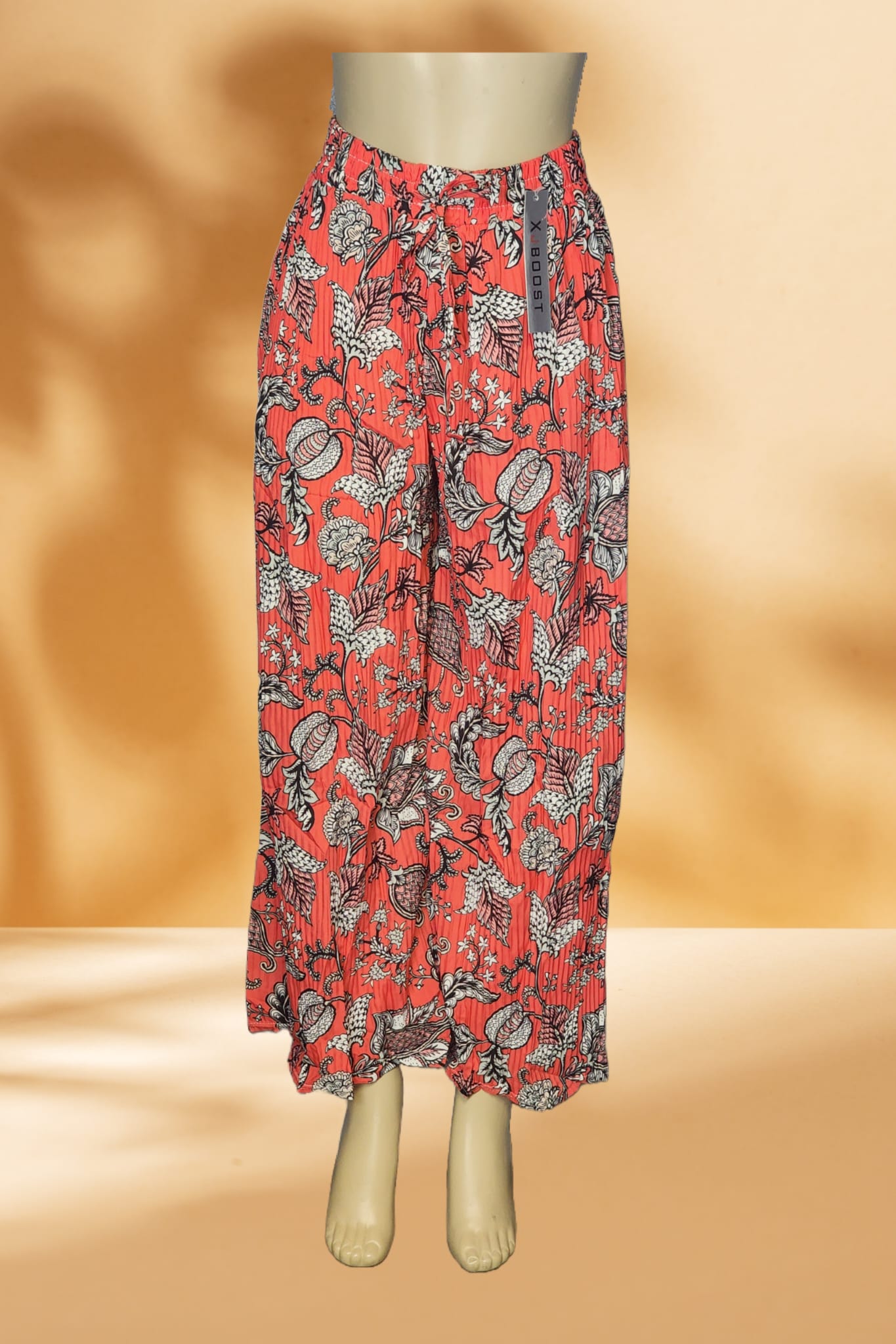 Floral Pleated Pants