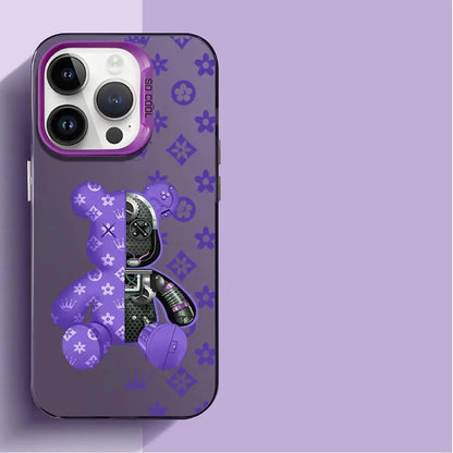 Fashion Cute R-Robert Bear Phone Case For iPhone