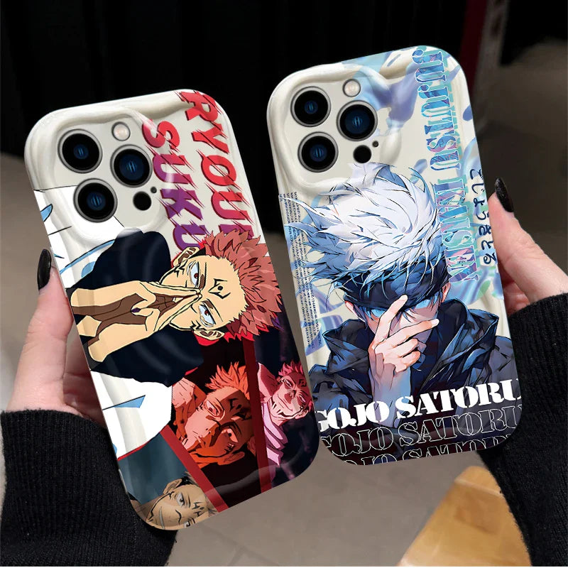 Jujutsu Kaisen Gojo Satoru Soft Wave Phone Case For iPhone
