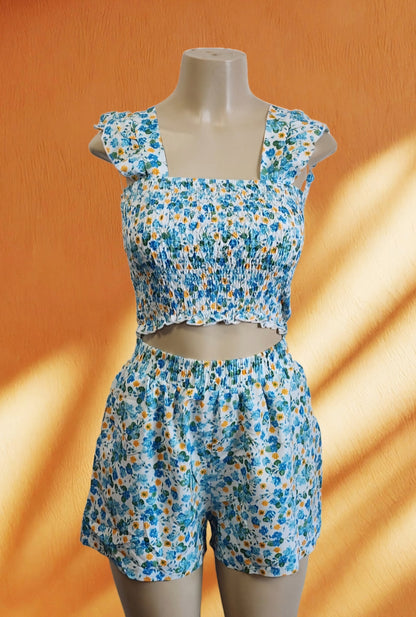 Flower Short Set