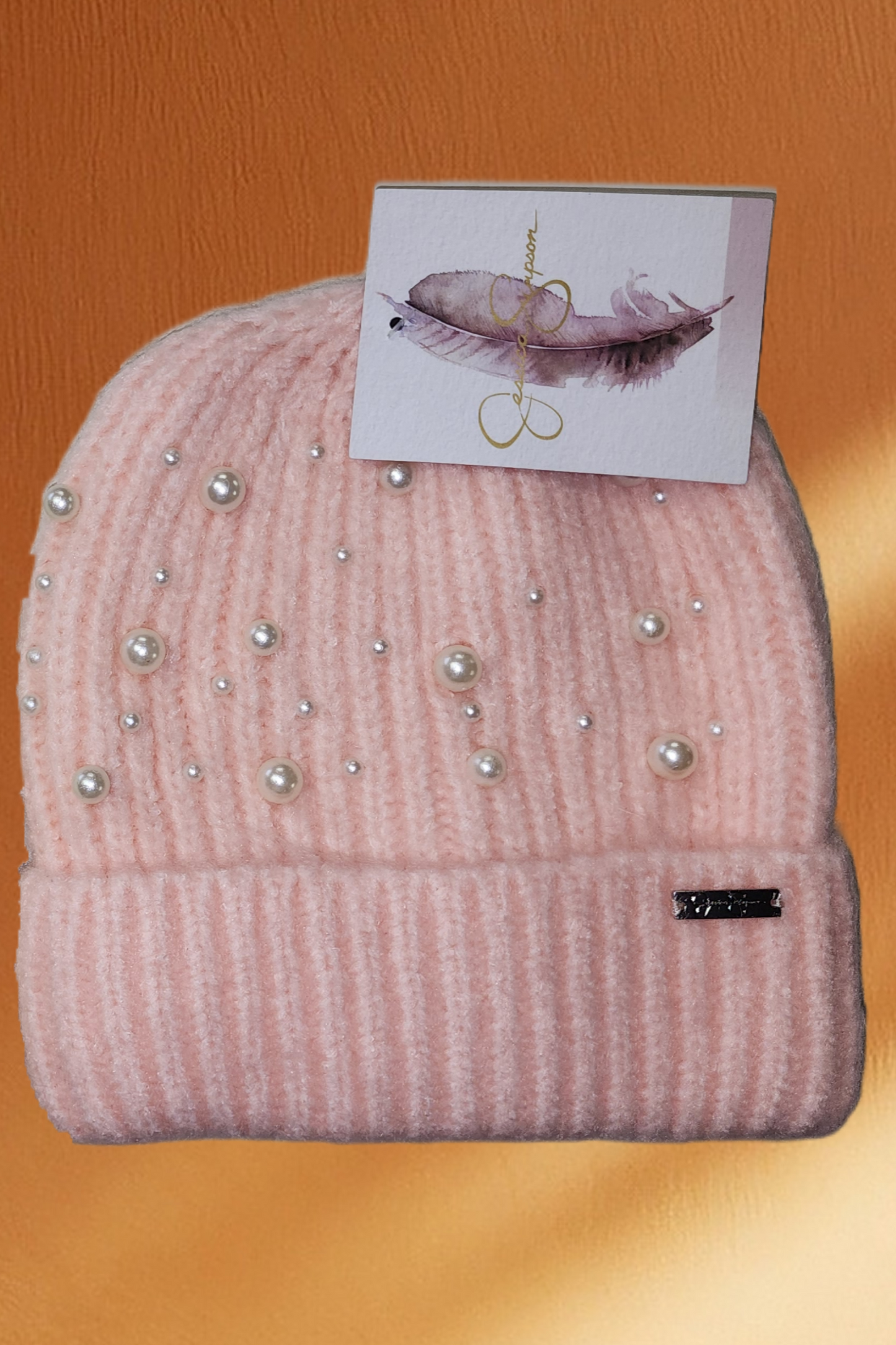 JS Women's Pearl Knit Beanie