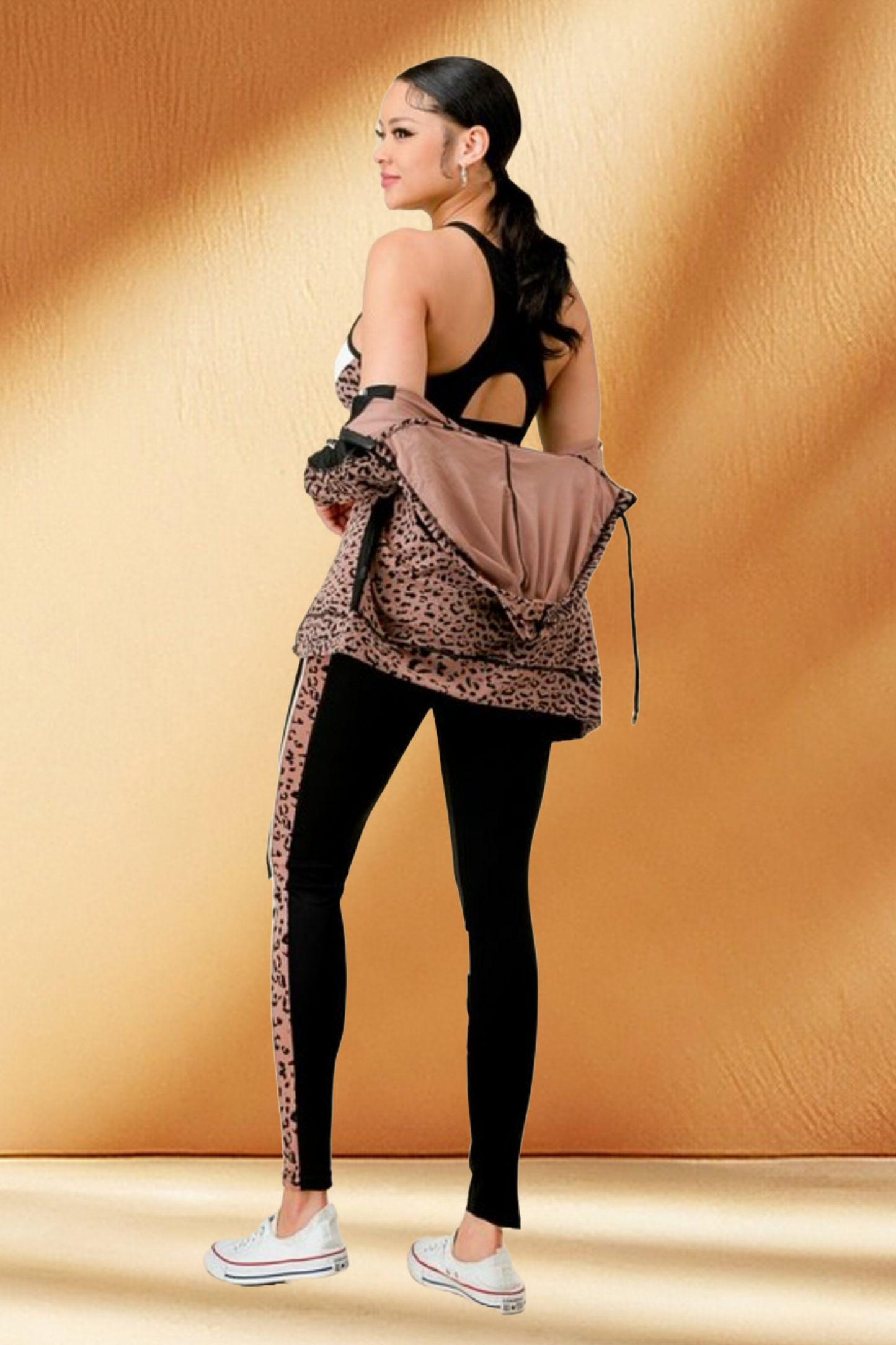 Animal Print Activewear 3 Piece Set