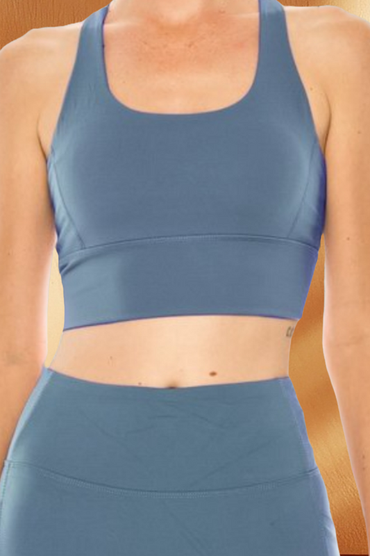 Crossed Back Sport Bra