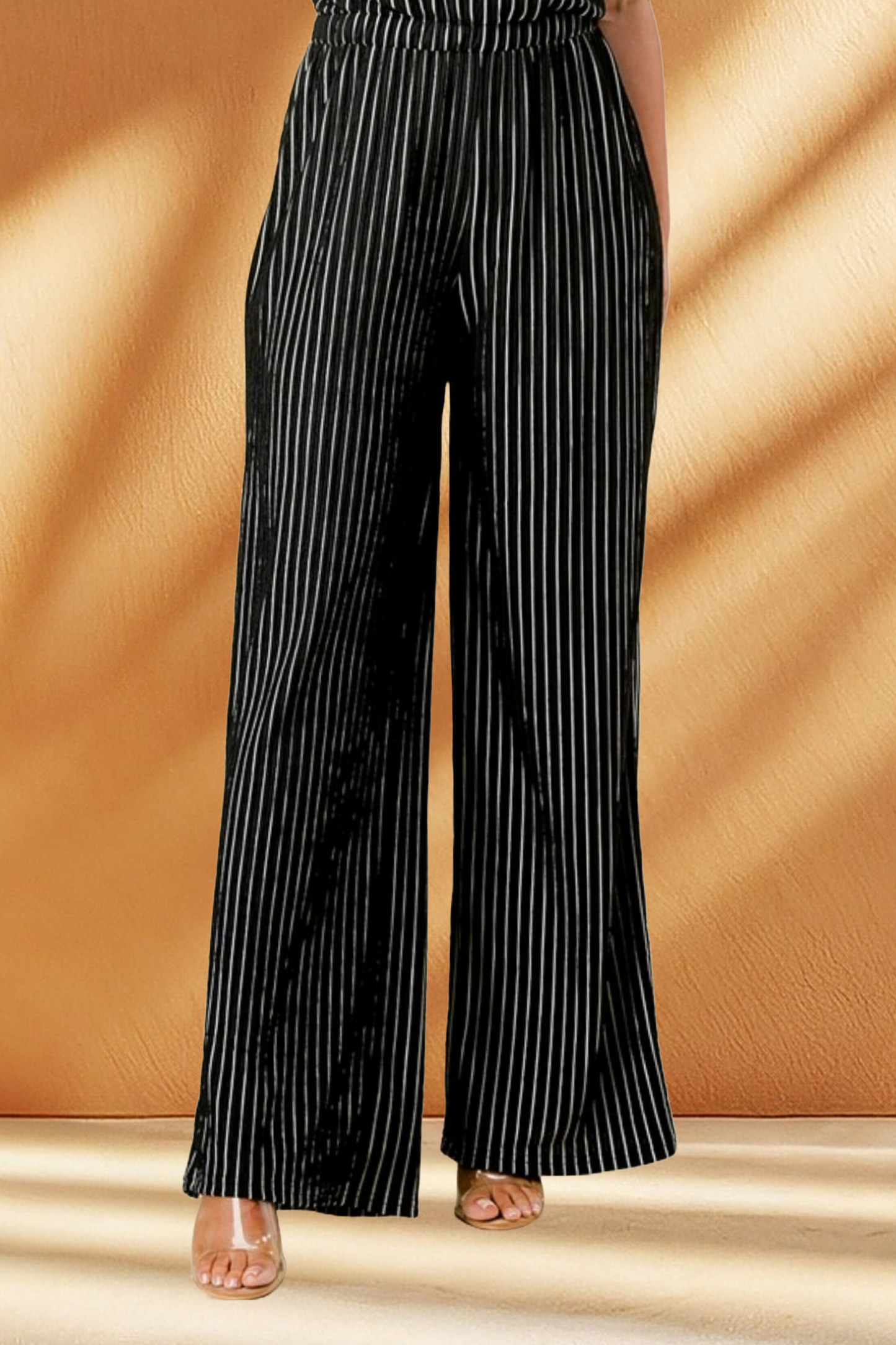 Women's Striped Jumpsuit