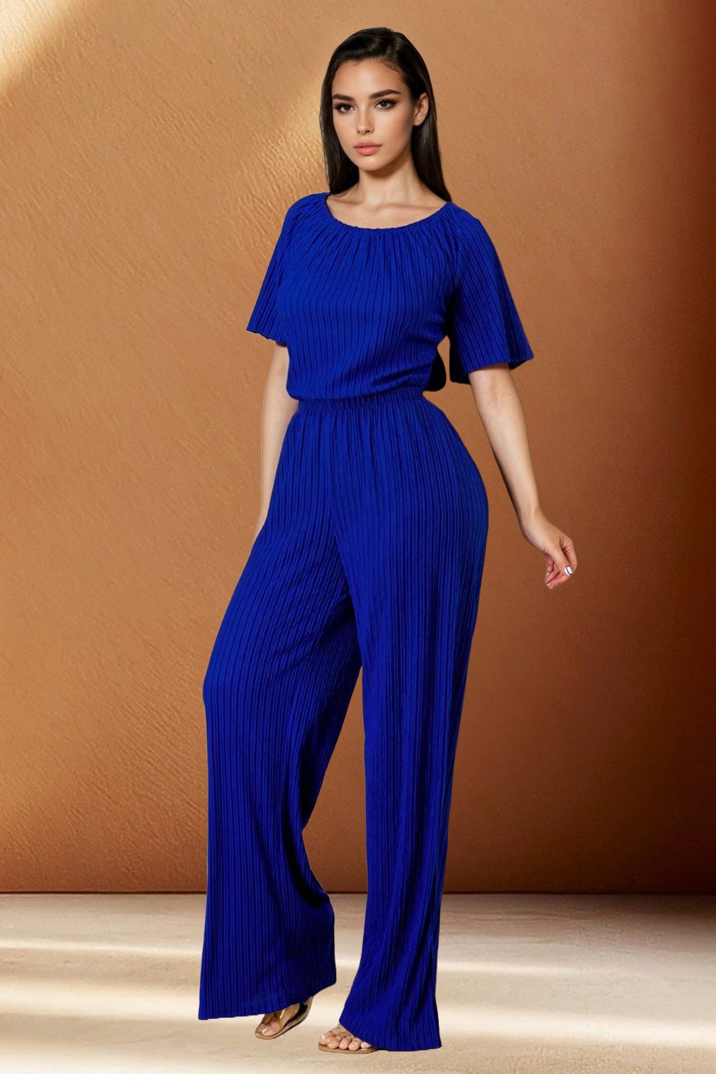 Women's Striped Jumpsuit