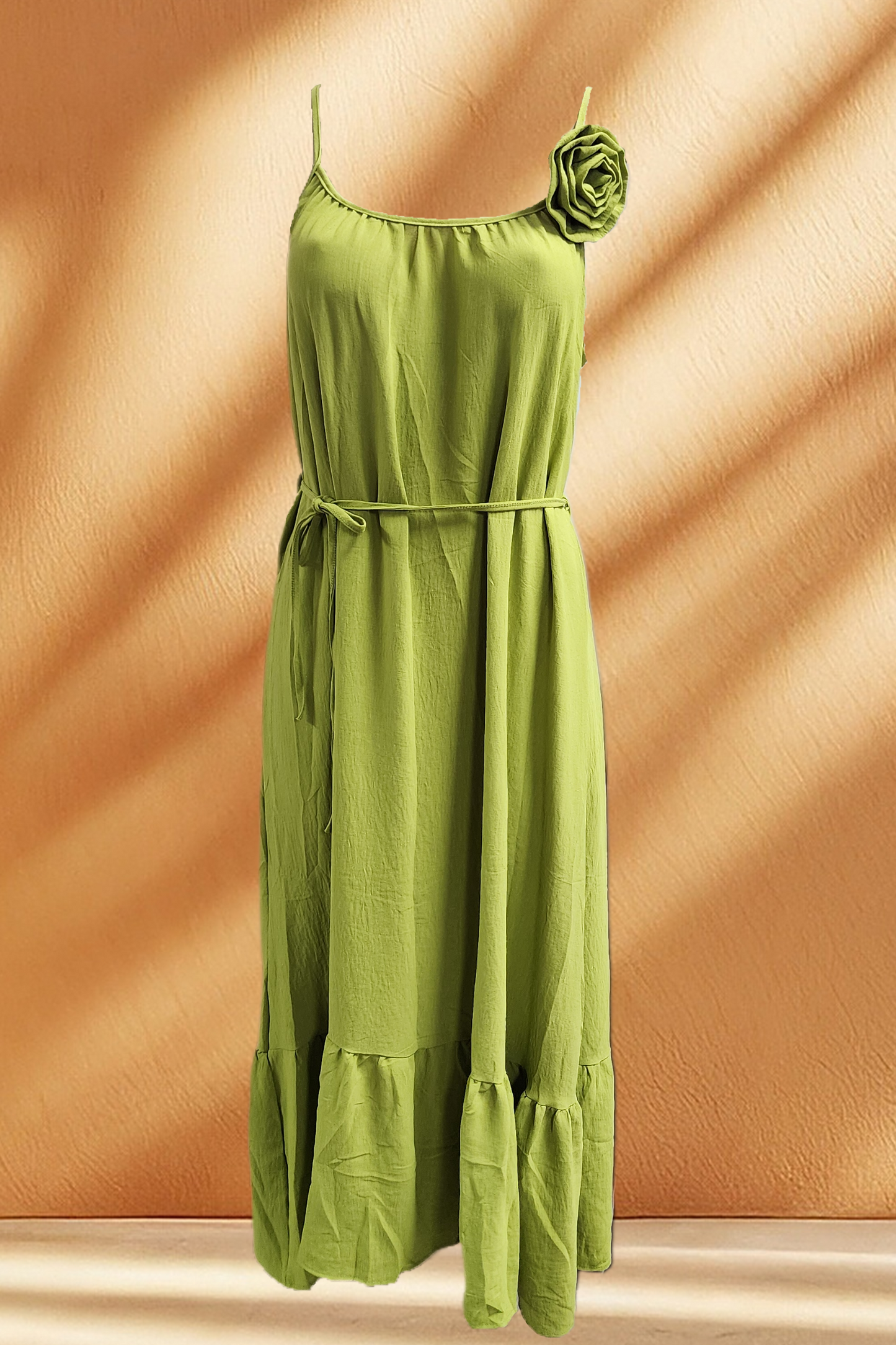 Women's Flowy Summer Spaghetti Strap Maxi Loose Dress