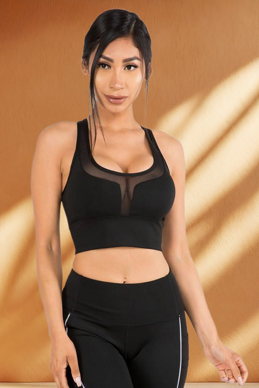 Mesh Sports Bra