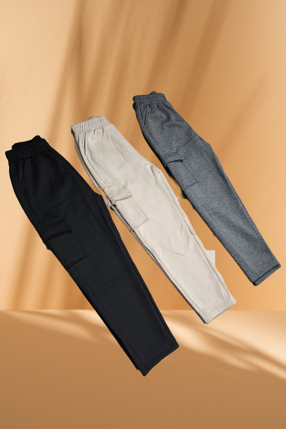 Women's Cargo Pants with Fleece
