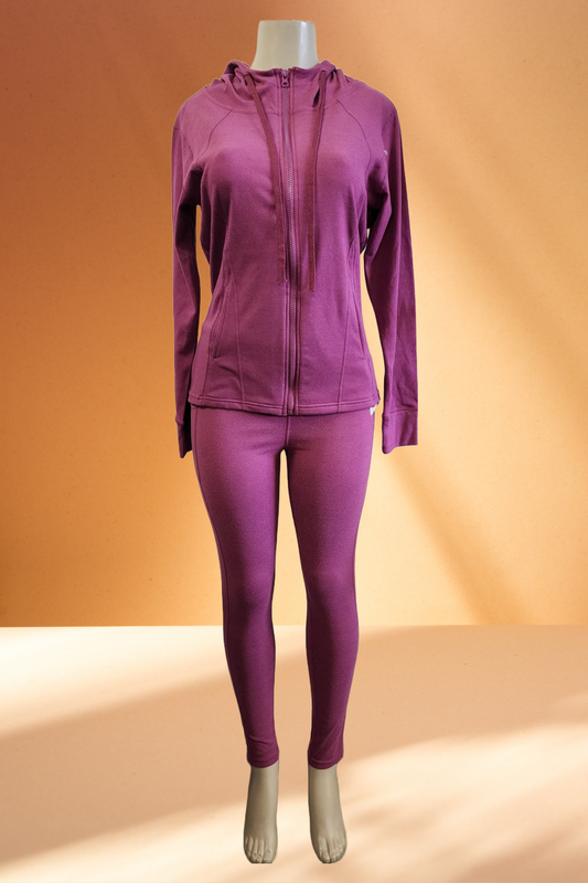 Soft 2 Piece Activewear Set with Fleece
