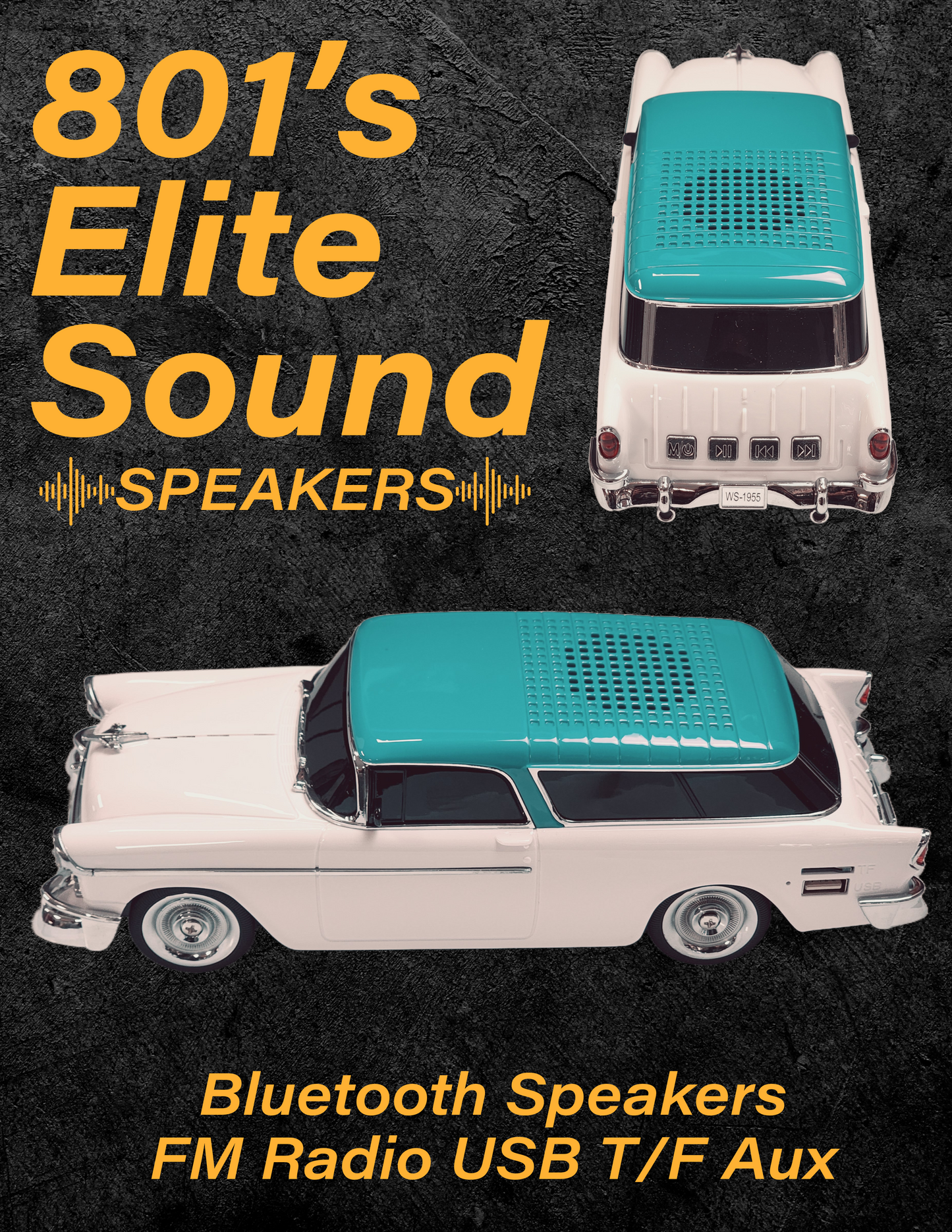 WS-1955 Chevrolet Bel Air Bluetooth Speaker