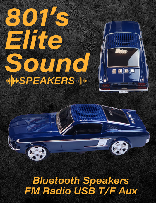 WS-1967 Mustang GT Classic Bluetooth Speaker