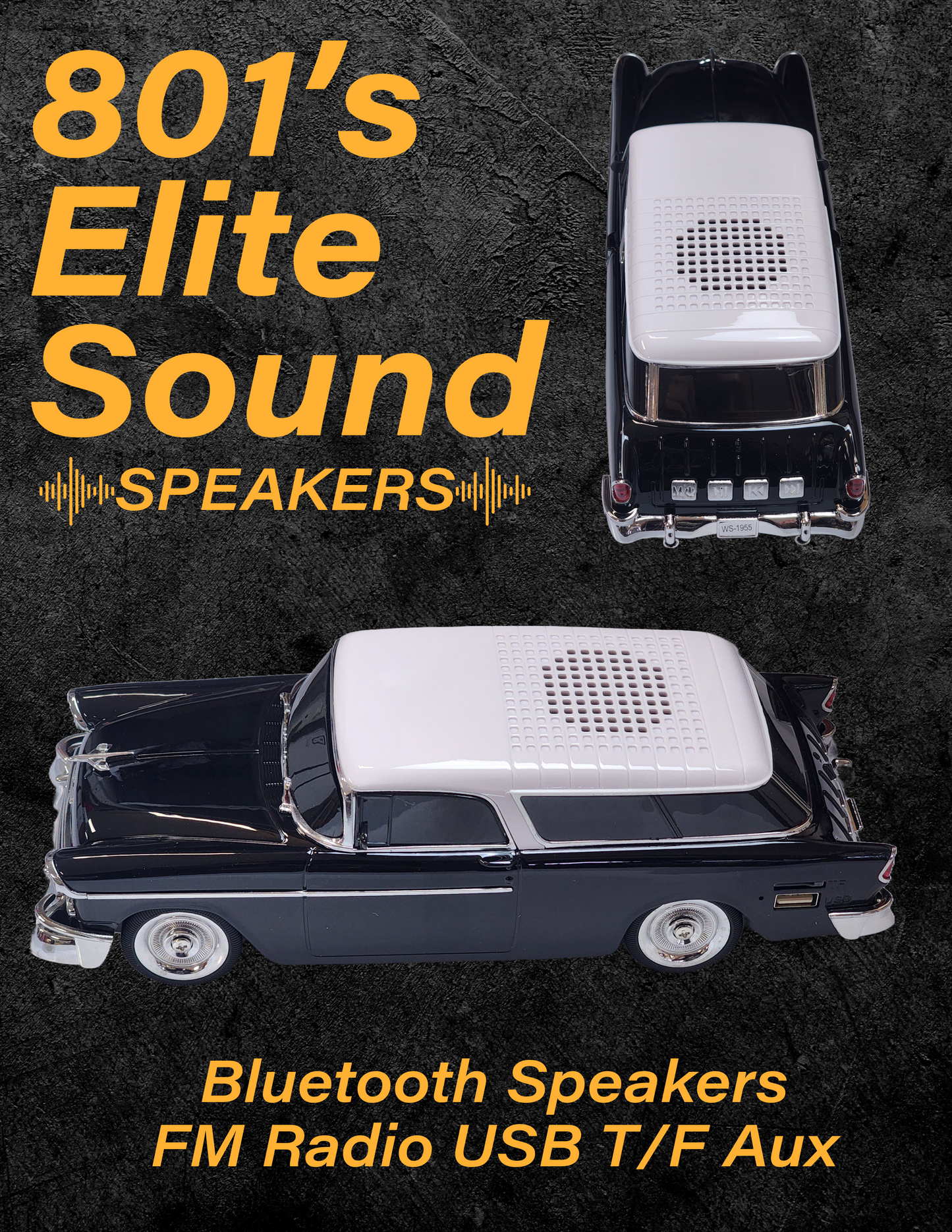 WS-1955 Chevrolet Bel Air Bluetooth Speaker