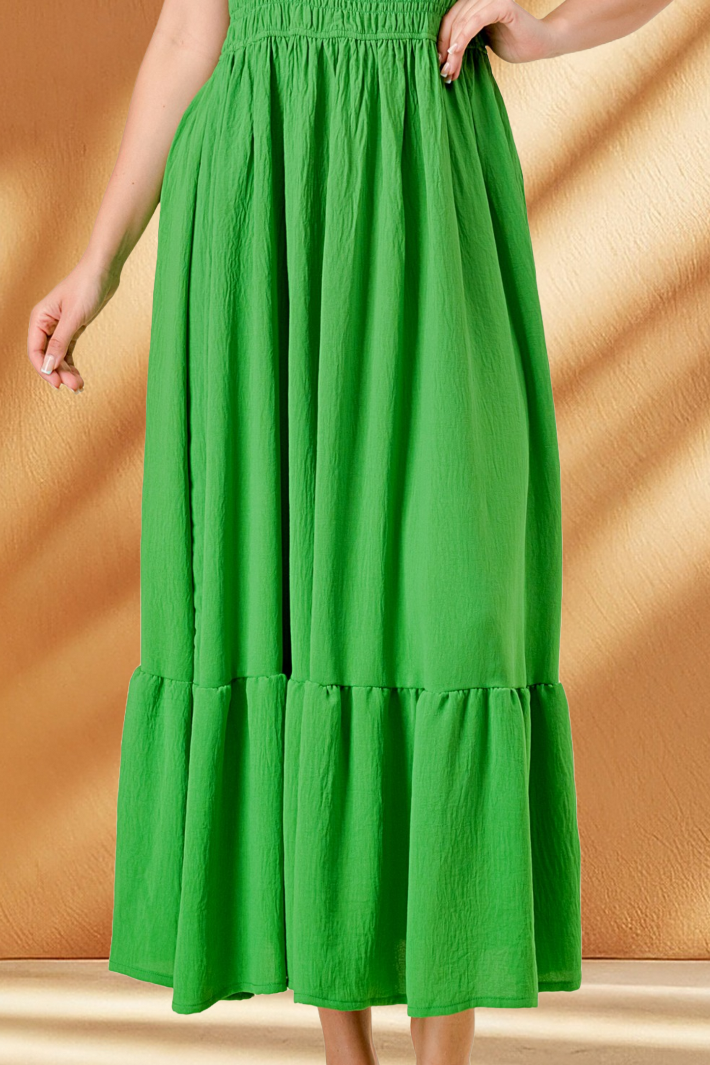 Women's Long Ruffle Dress