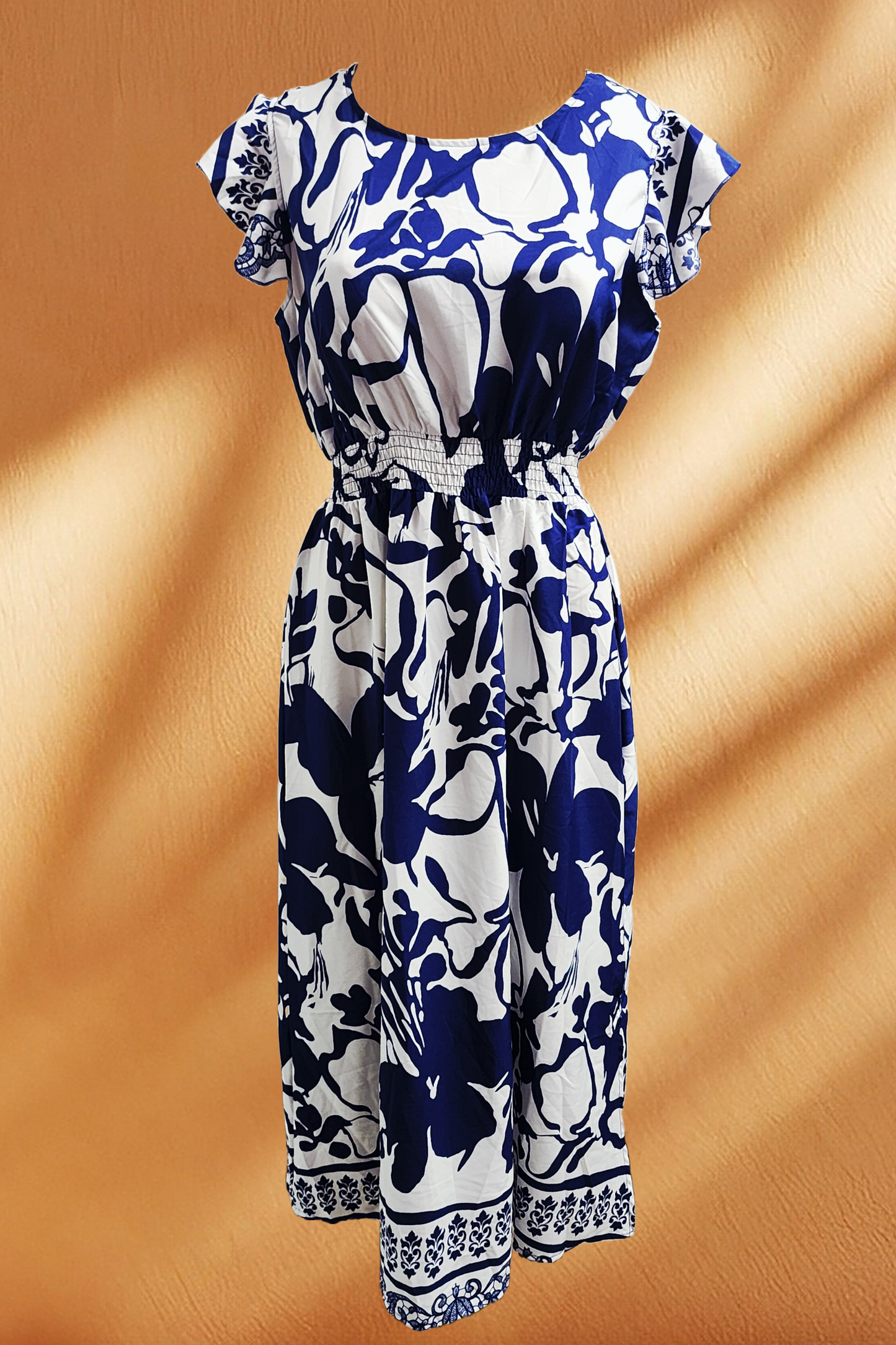White Floral Long Dress